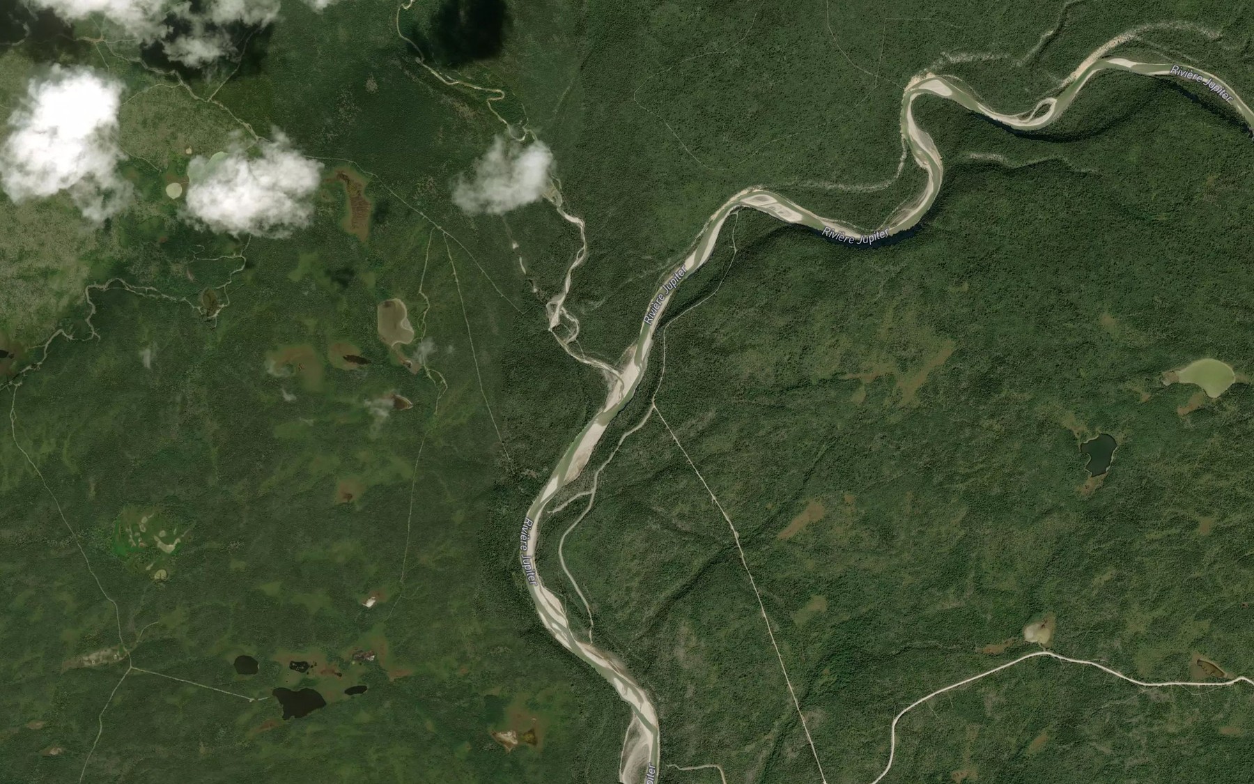 Satellite map of the Ruisseau au Cheval