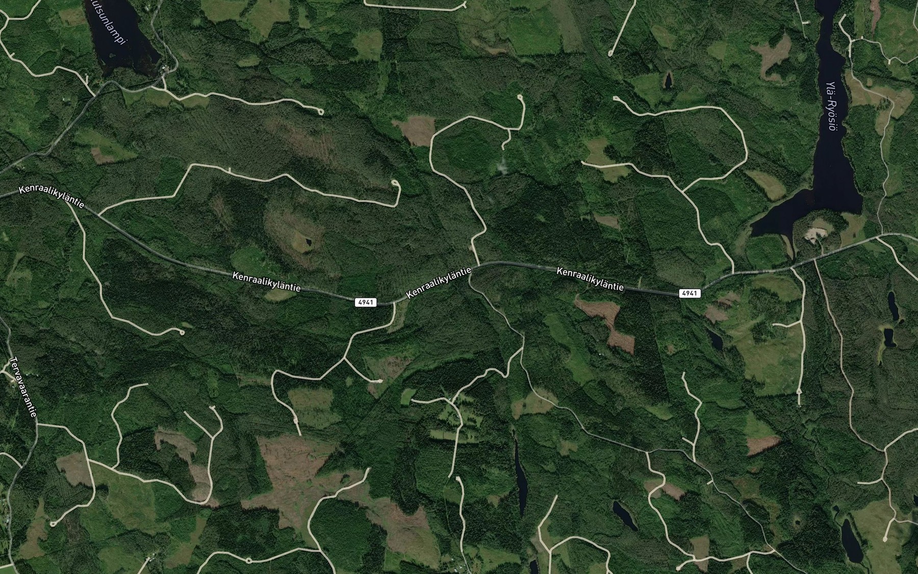 Satellite map of the Pitkanlamminpuro