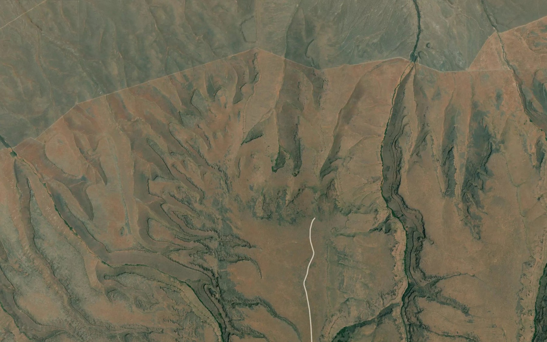Satellite map of the Cherry Spring