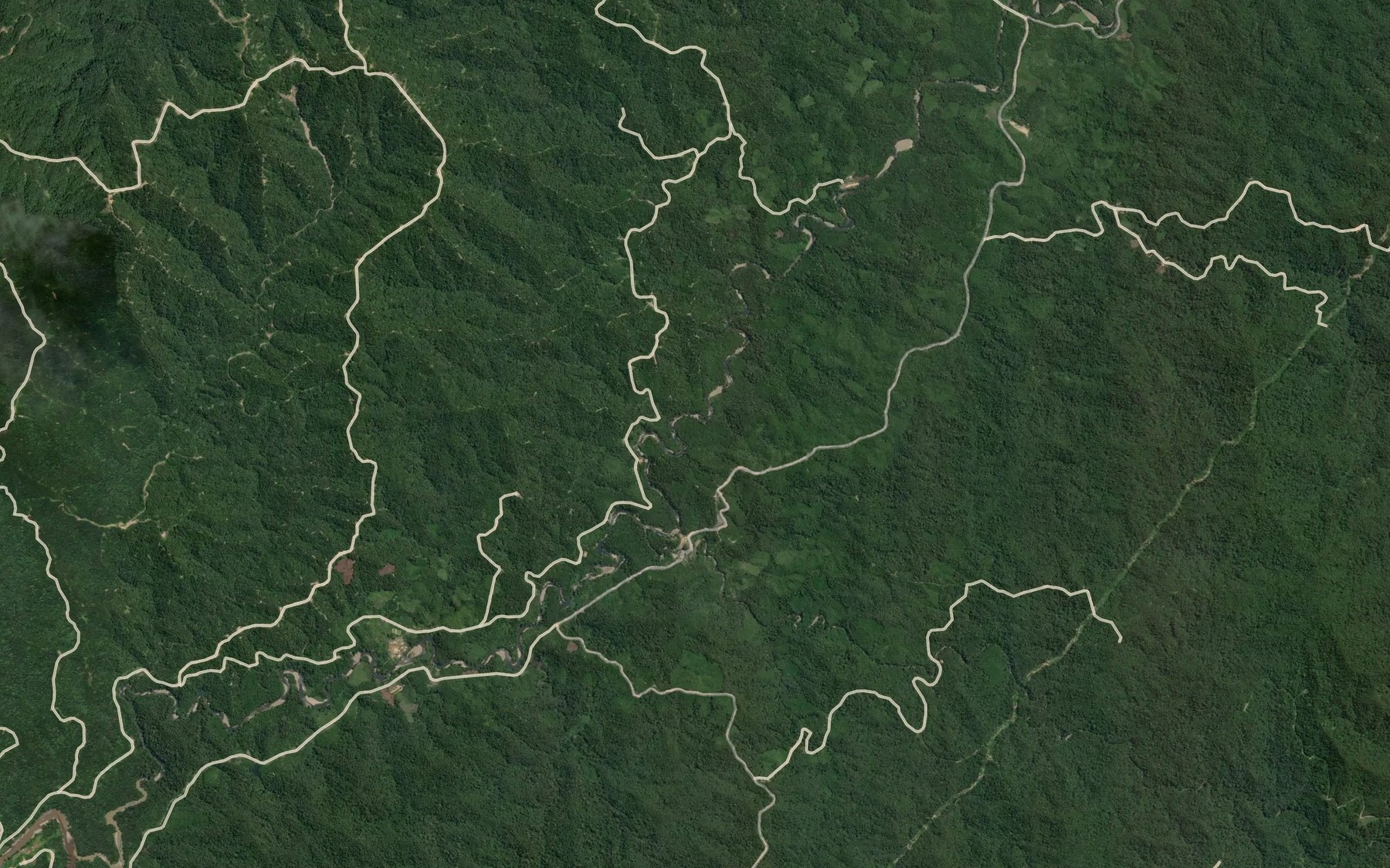 Satellite map of the Sungai Suan