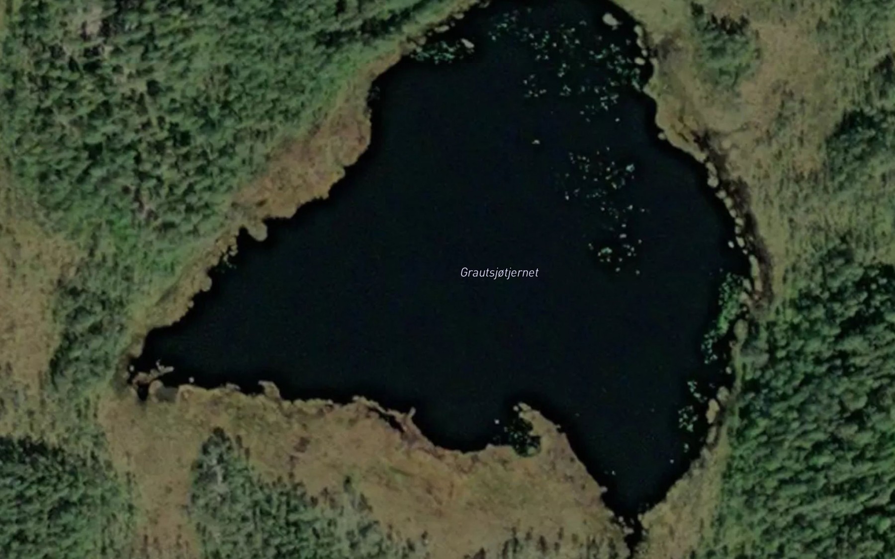 Satellite map of the Grautsjotjennet