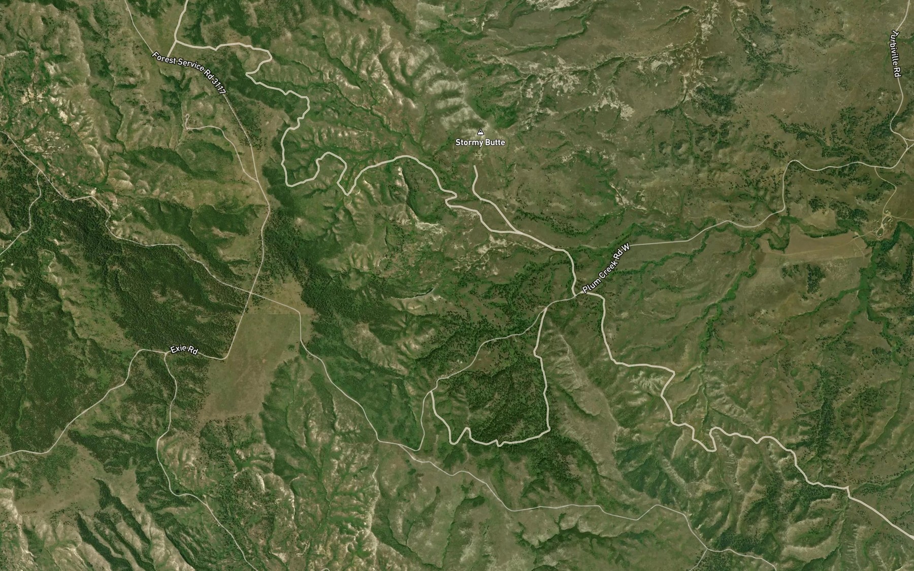 Satellite map of the McClary Spring Number 1