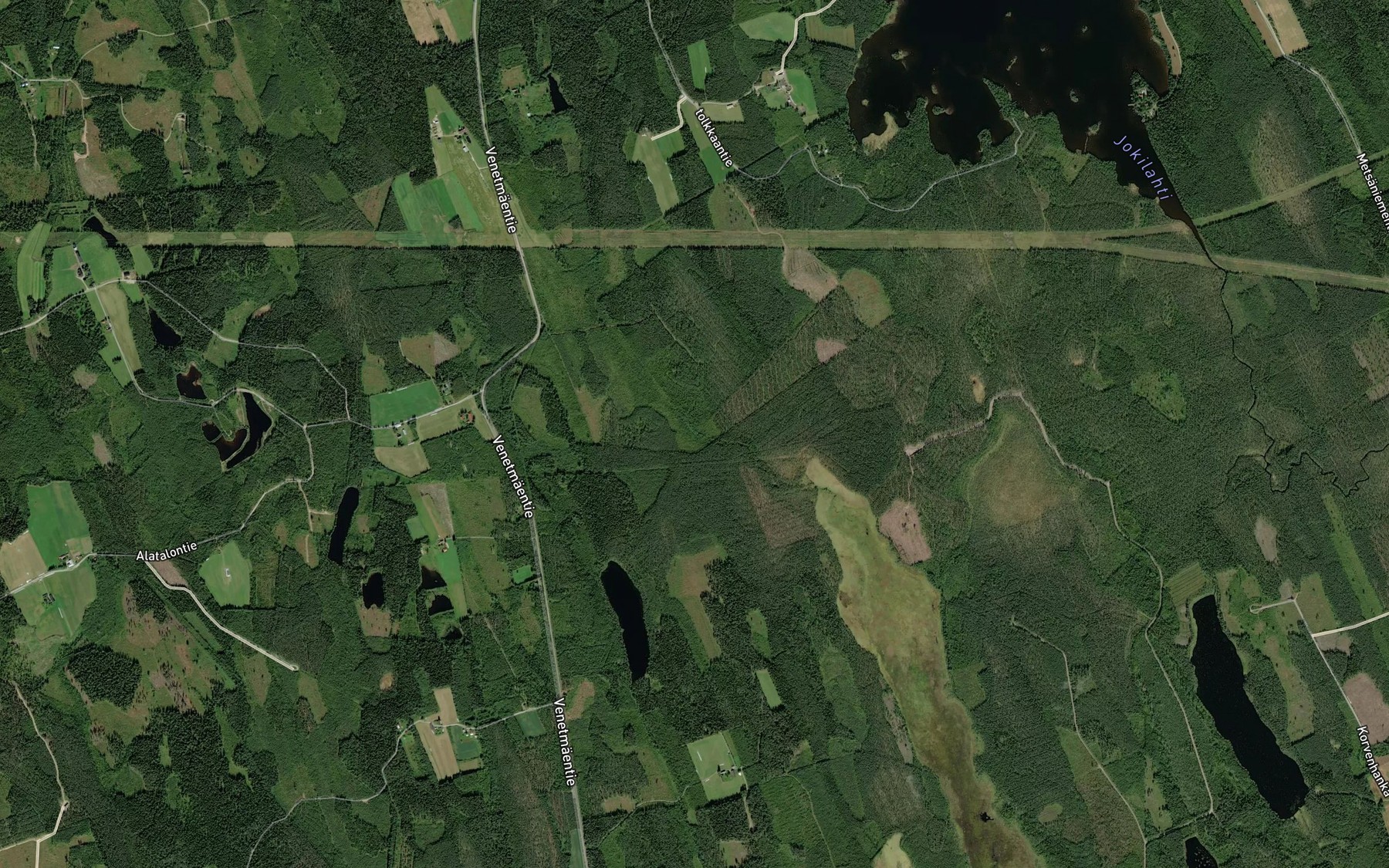 Satellite map of the Maikonpuro