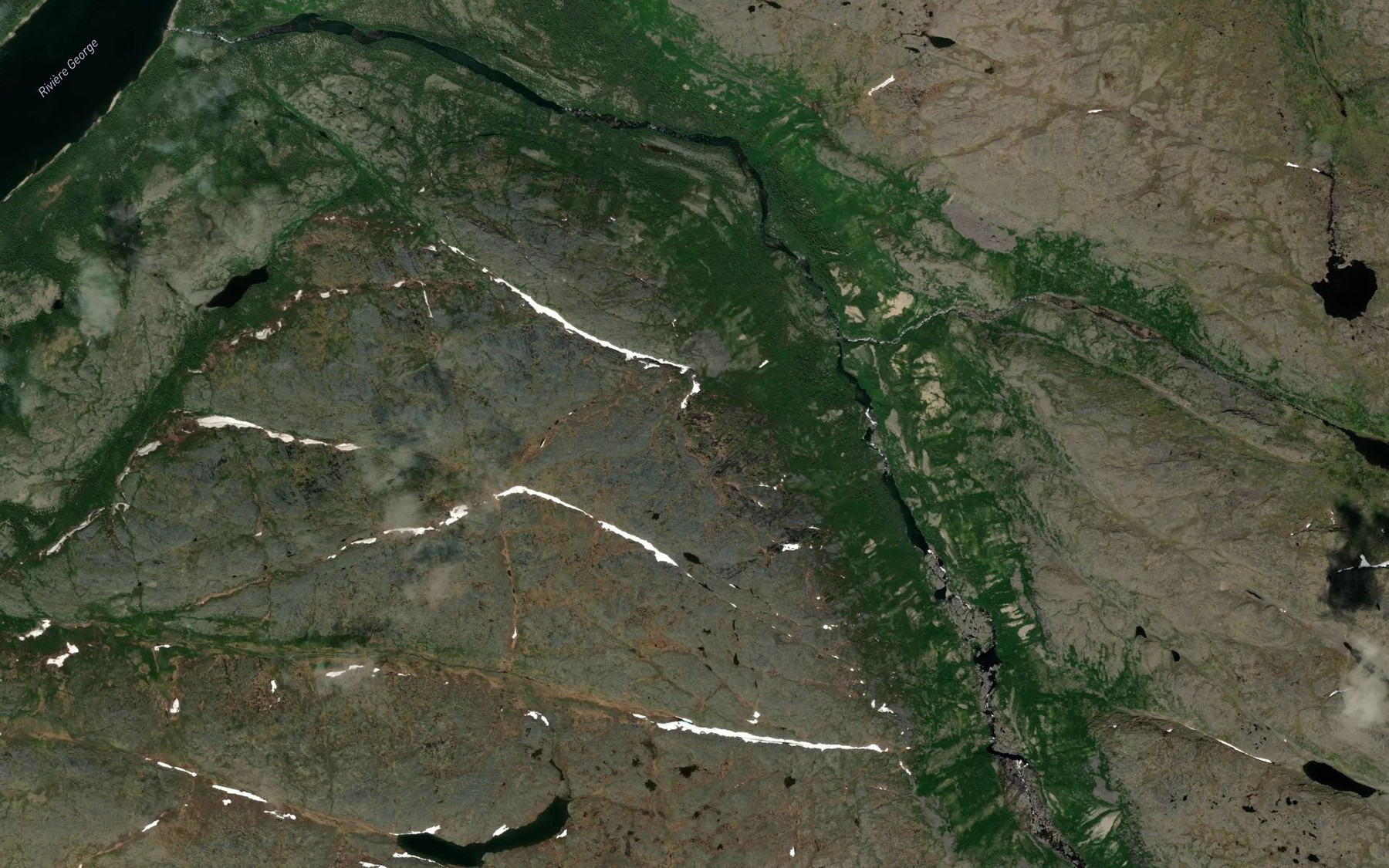 Satellite map of the Riviere Imaapik