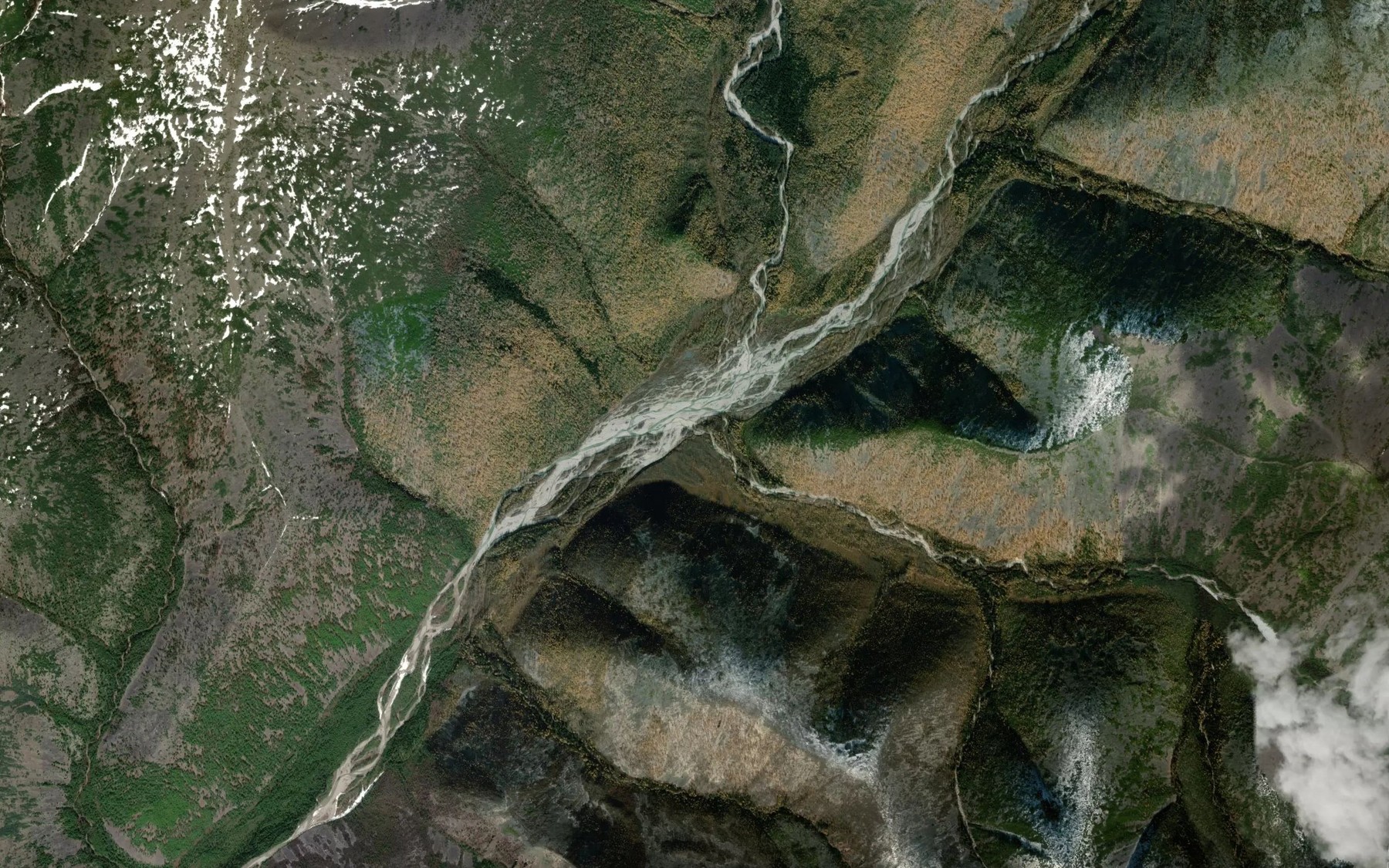 Satellite map of the Tumannyy