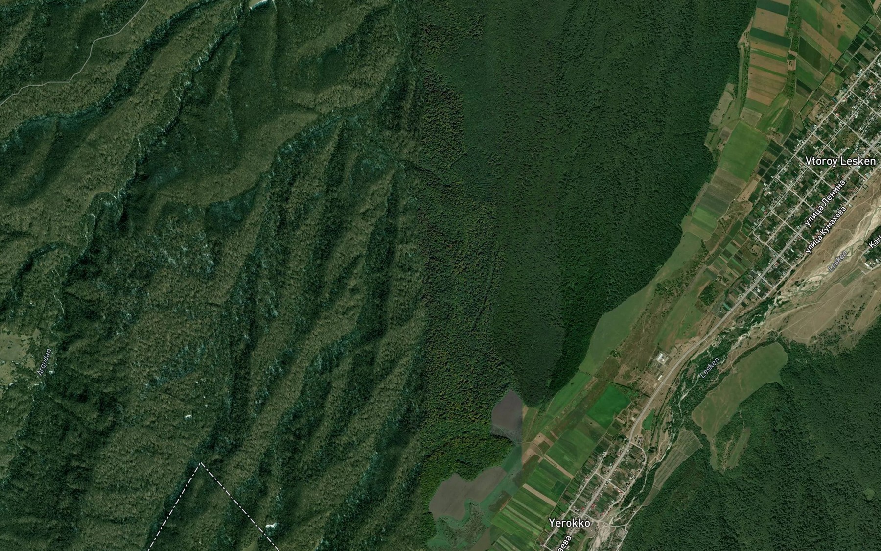 Satellite map of the Balka Santyashitsh