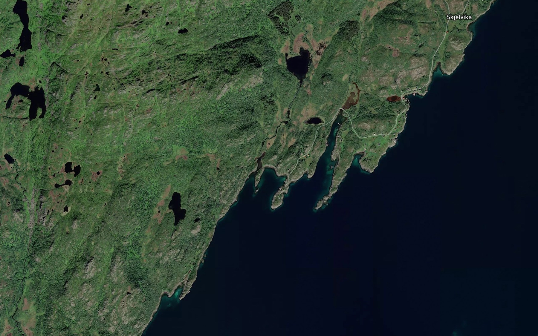 Satellite map of the Steinosen