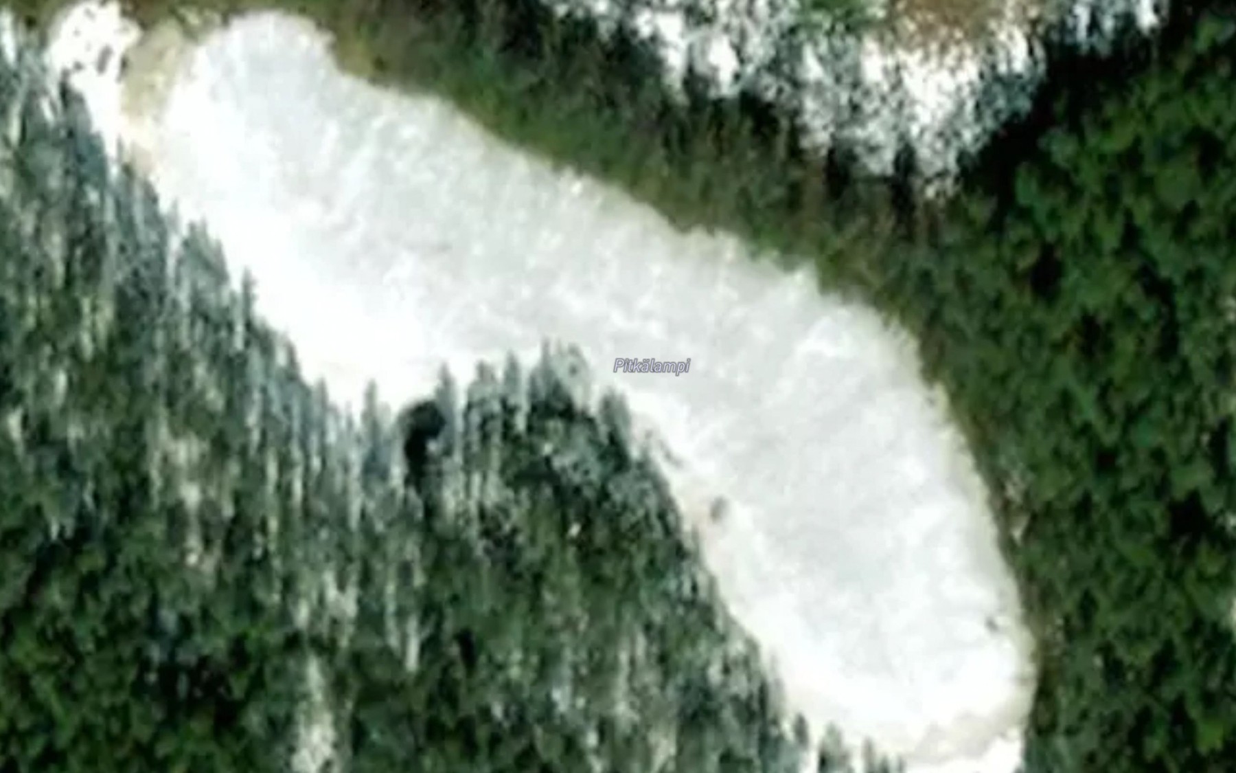 Satellite map of the Pitkalampi