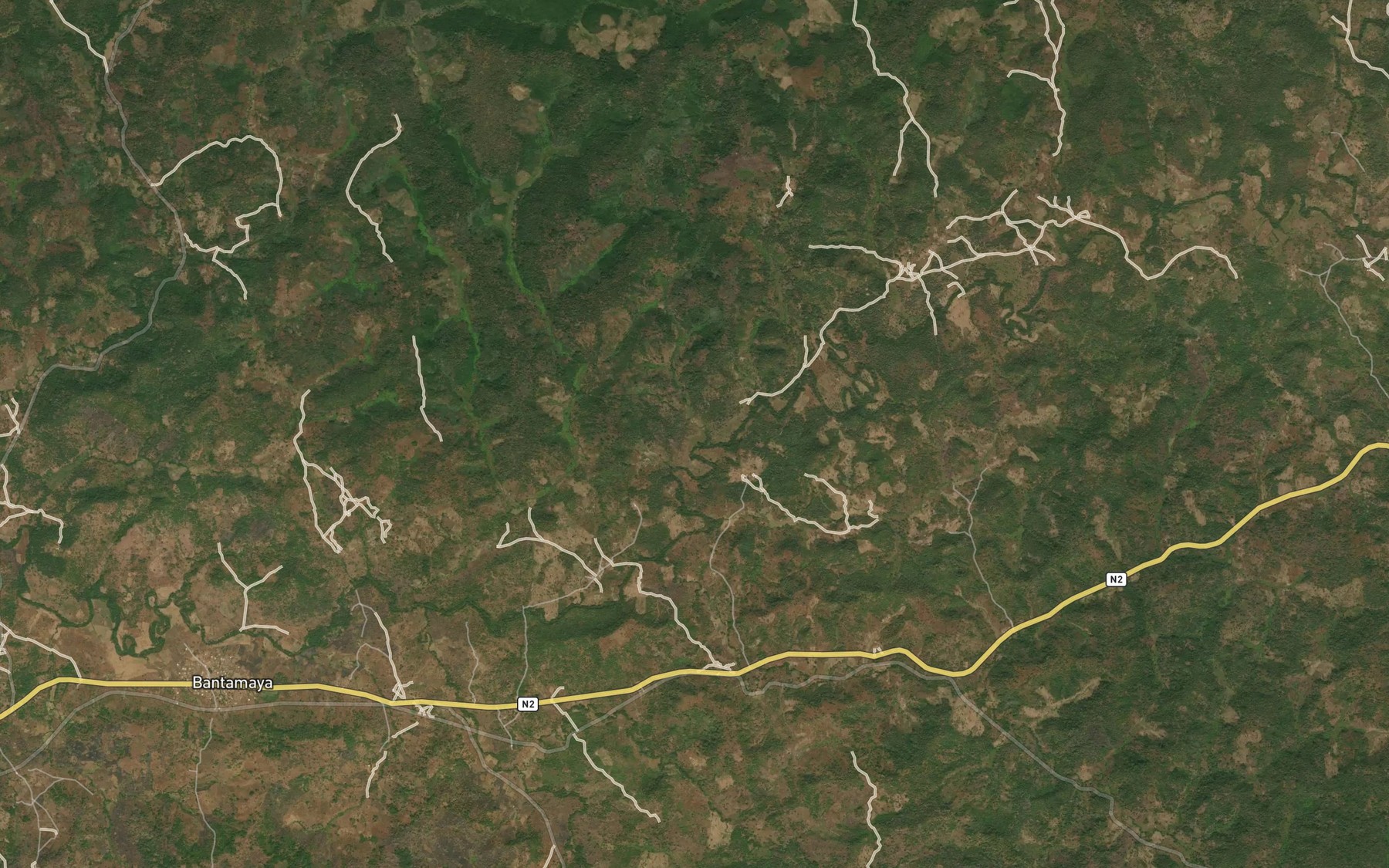 Satellite map of the Tonfili