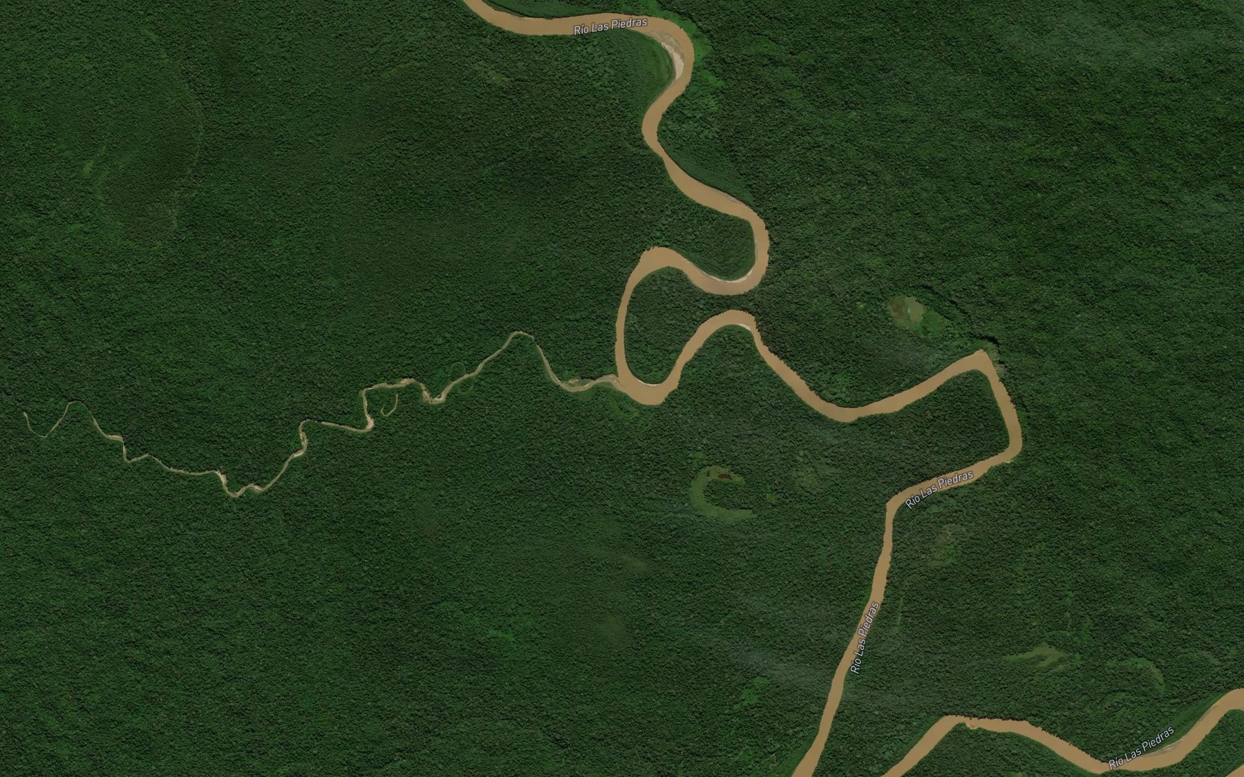 Satellite map of the Rio Lidia