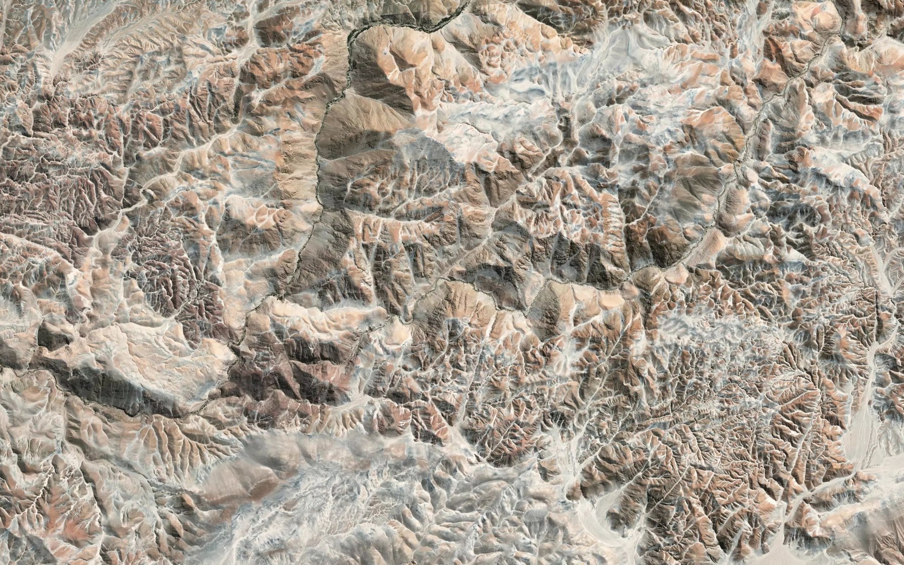 Satellite map of the Quebrada de Yalaque