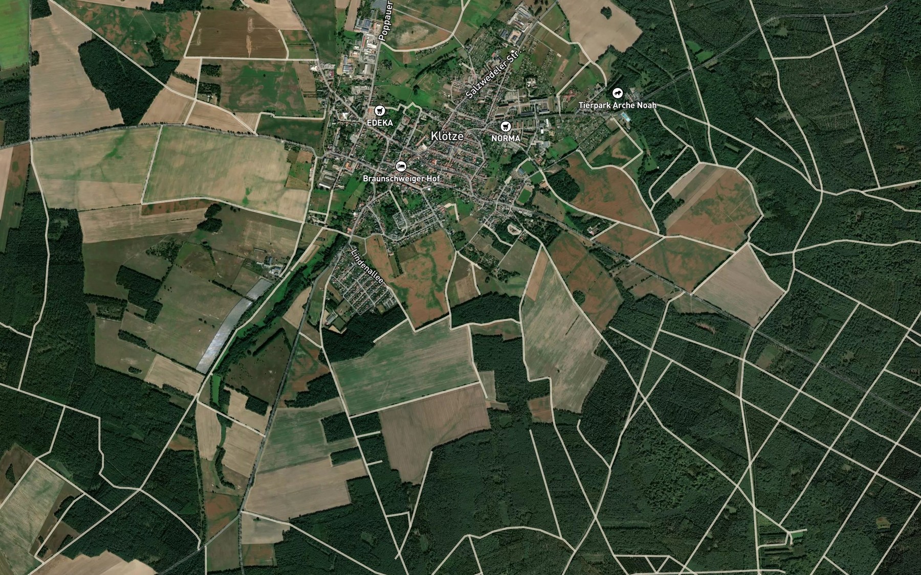 Satellite map of the Hollengrund