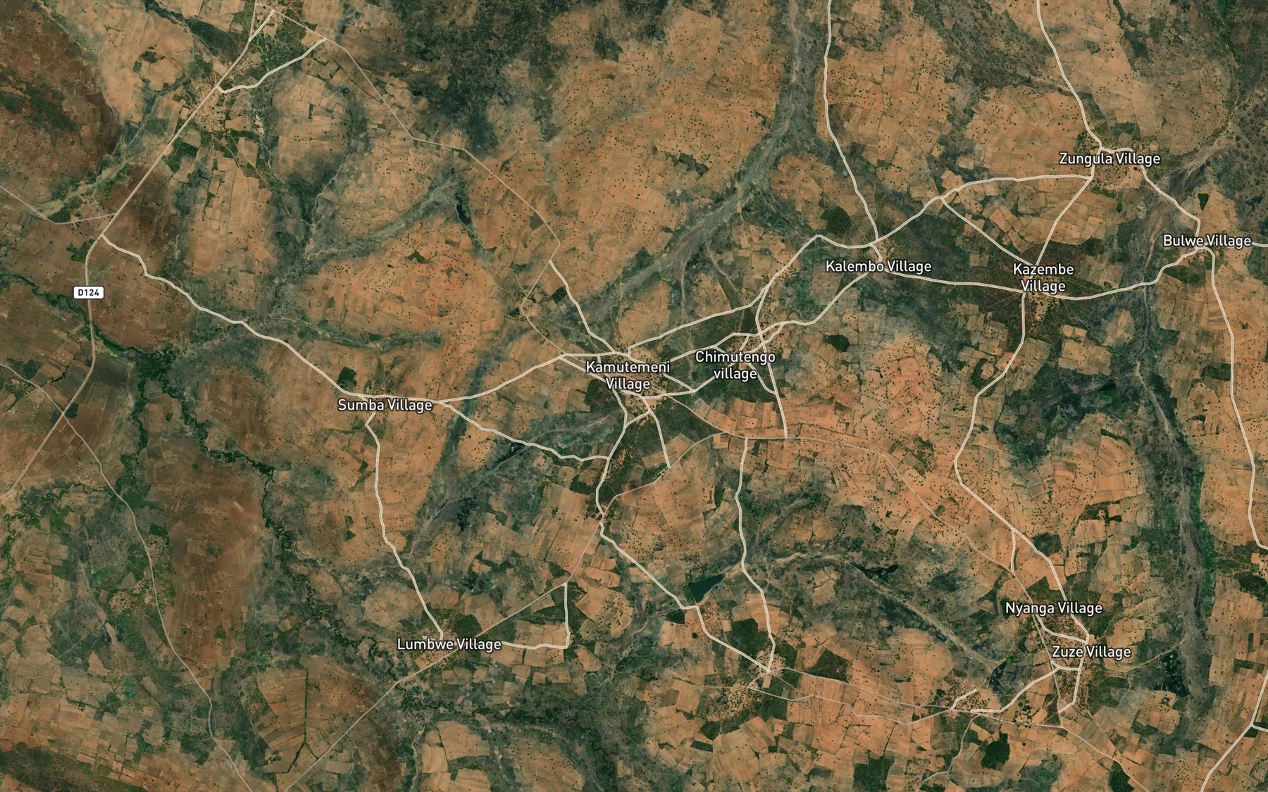 Satellite map of the Fyonfyo