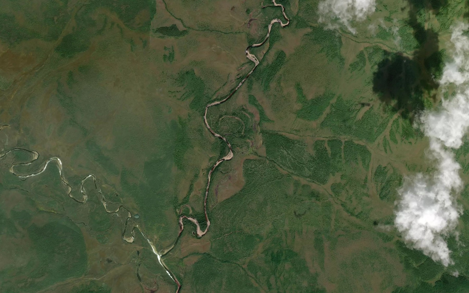 Satellite map of the Khorogochi