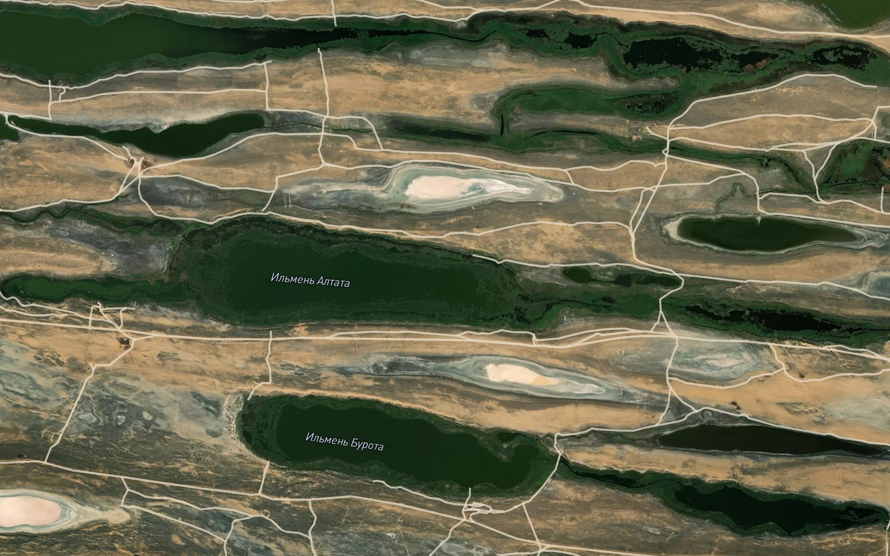 Satellite map of the Il'men' Altata