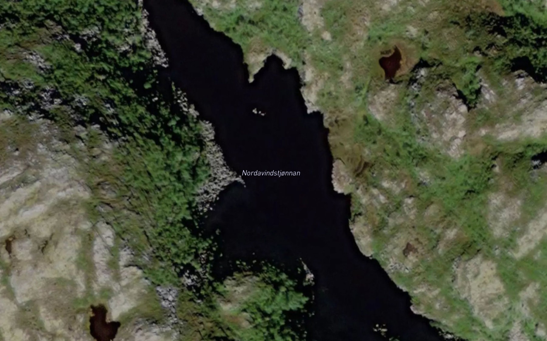 Satellite map of the Nordavindstjornin