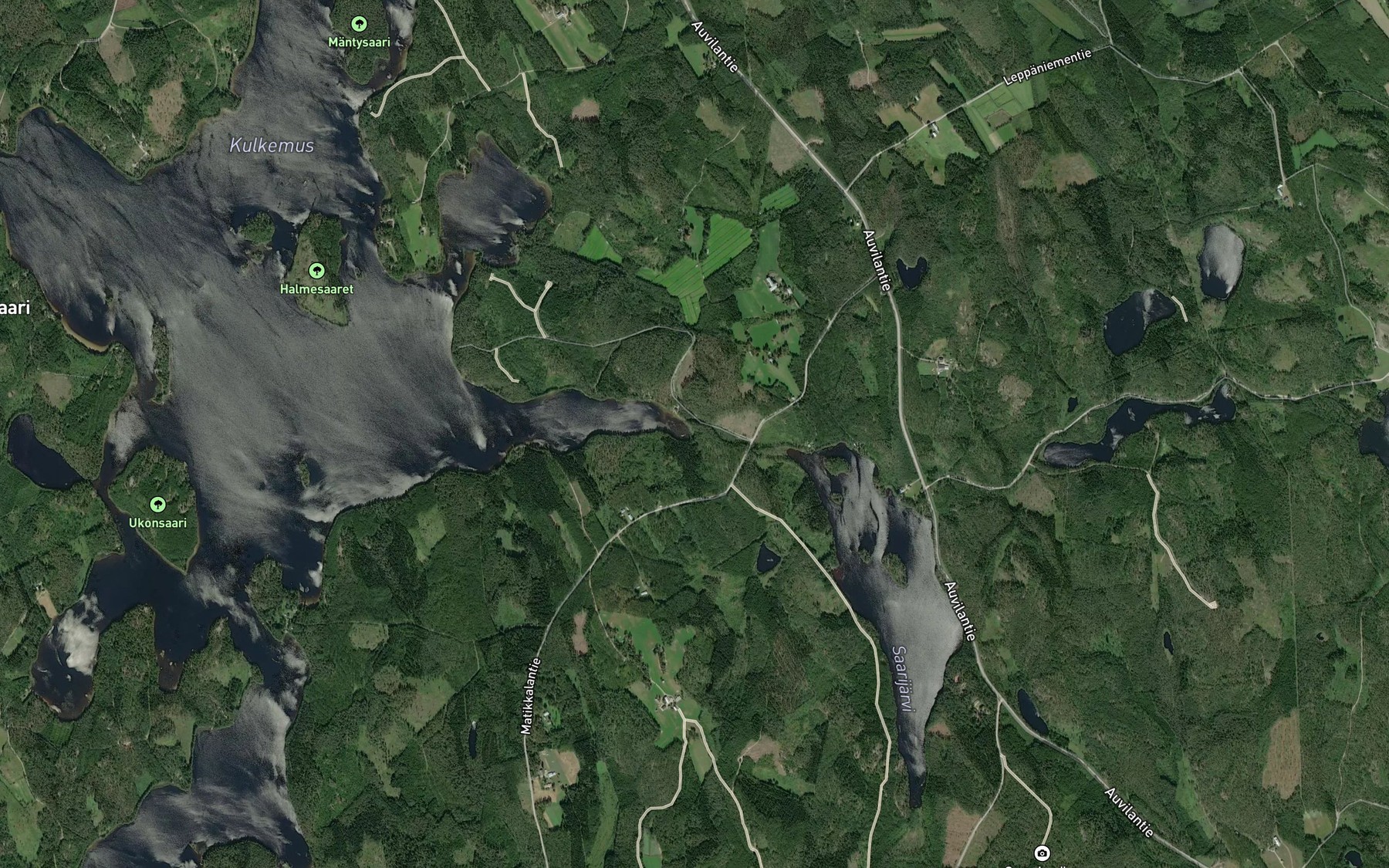Satellite map of the Saarioja