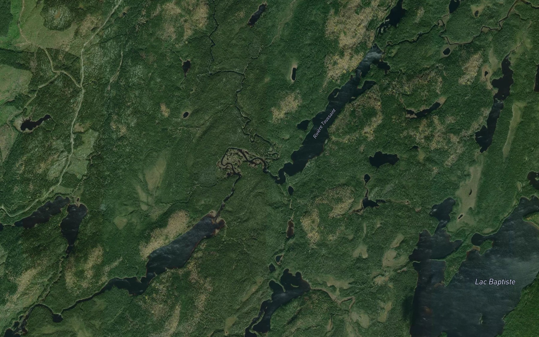 Satellite map of the Ruisseau Augusta