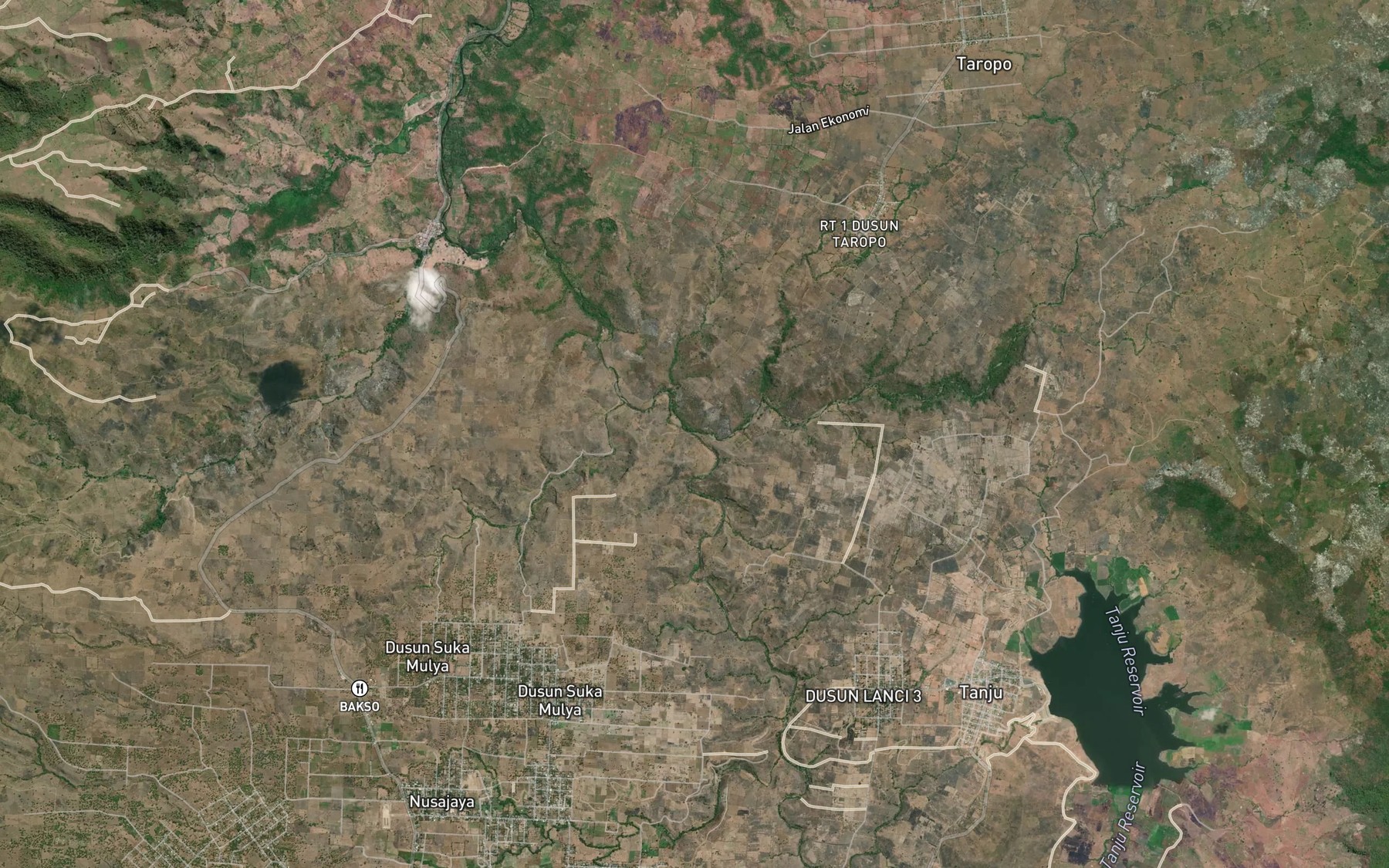 Satellite map of the Sori Kancu