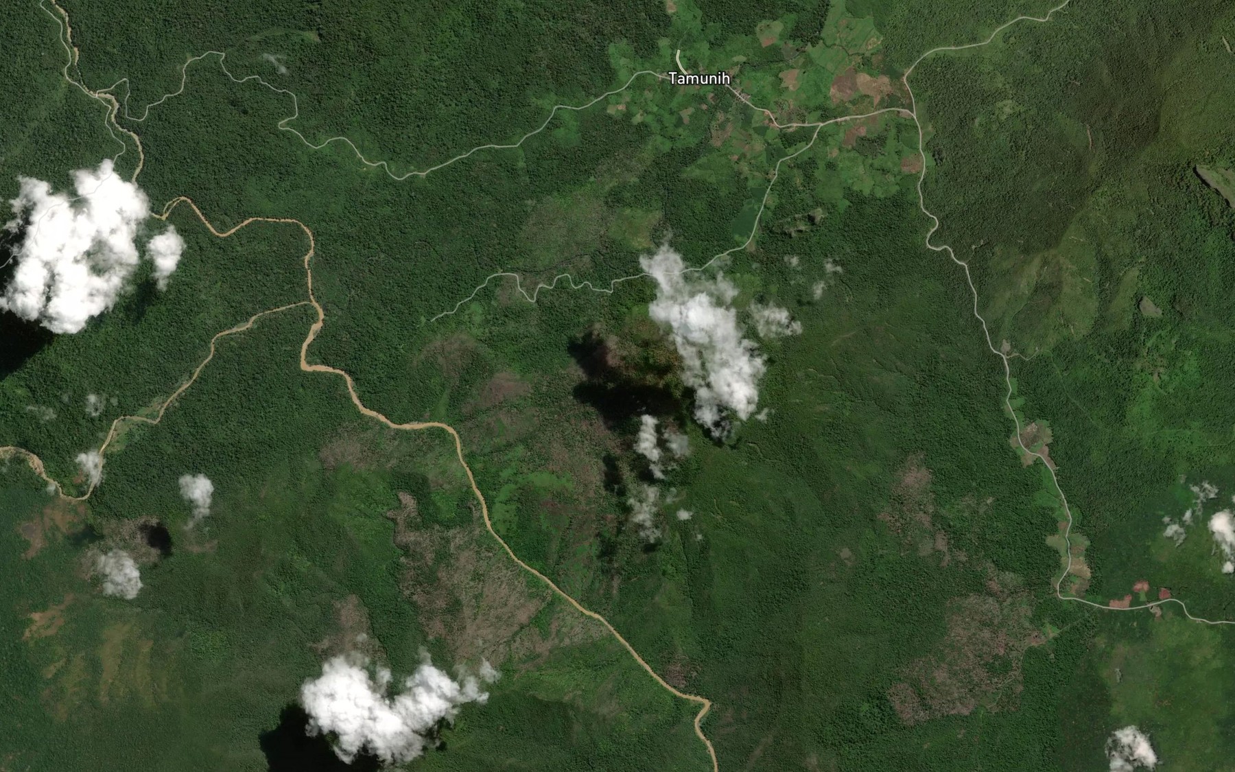 Satellite map of the Sungai Palai