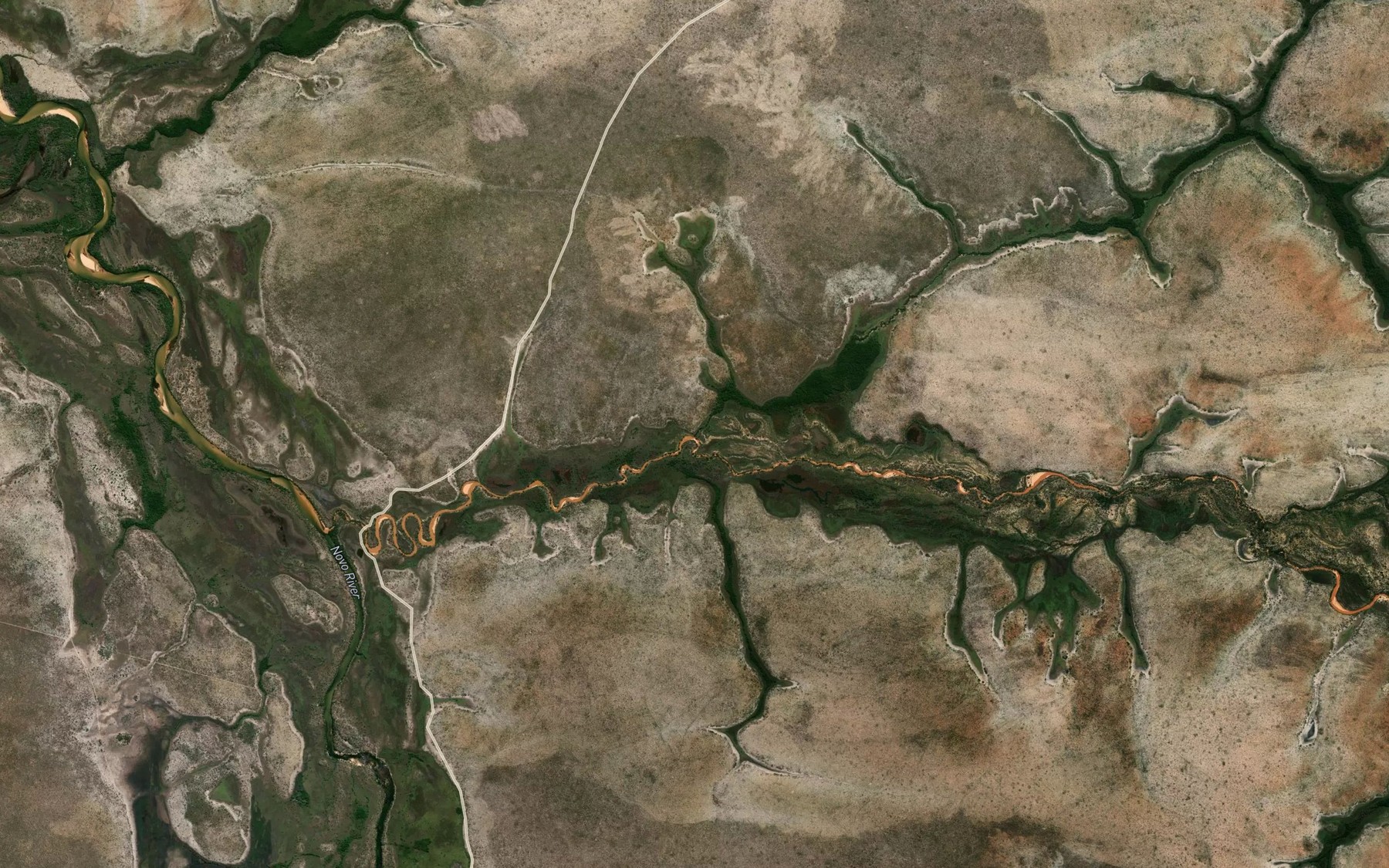 Satellite map of the Corrego da Toca