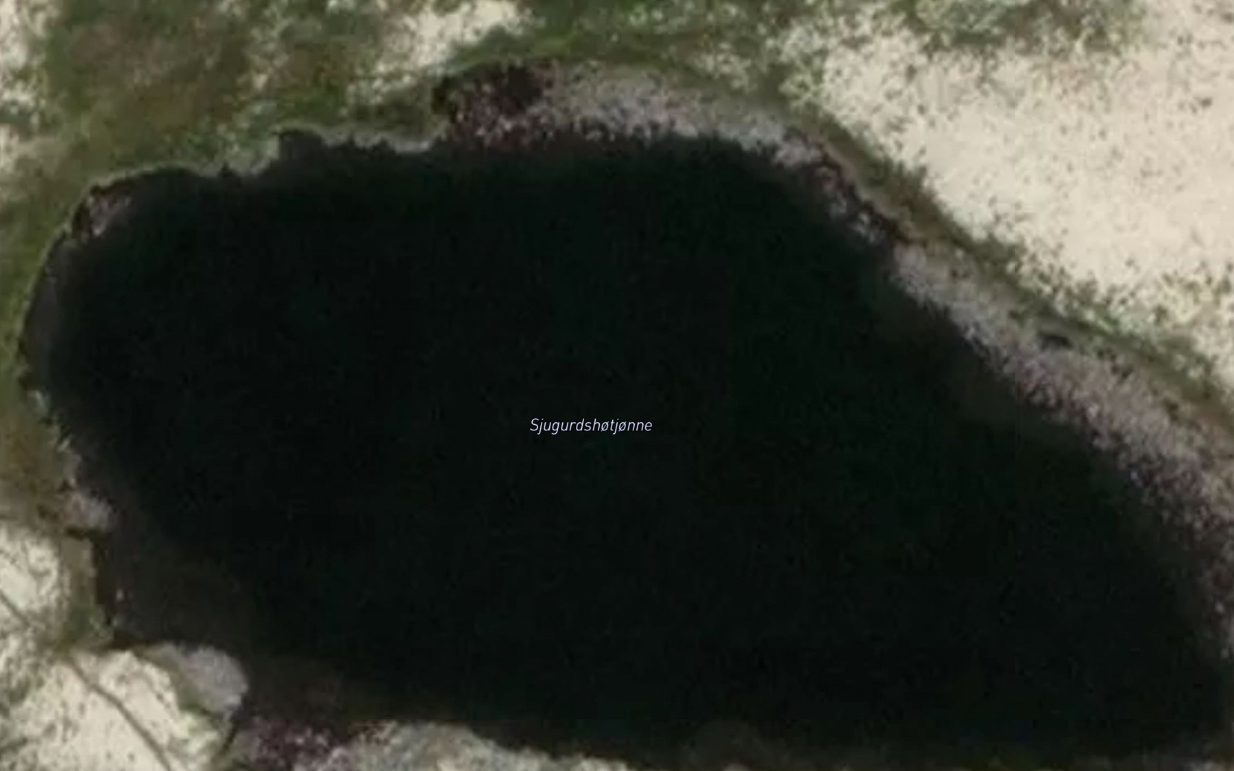 Satellite map of the Sjugurdshotjorni