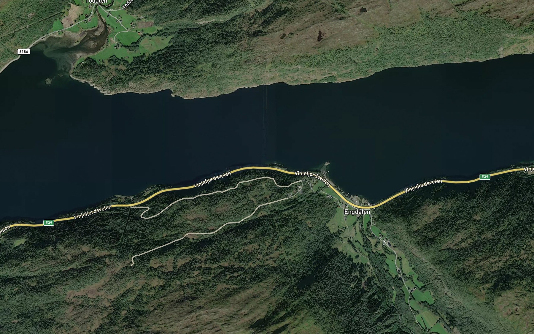 Satellite map of the Svartholet