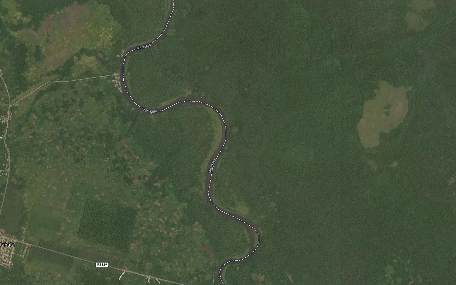 Satellite map of the Mambandsa