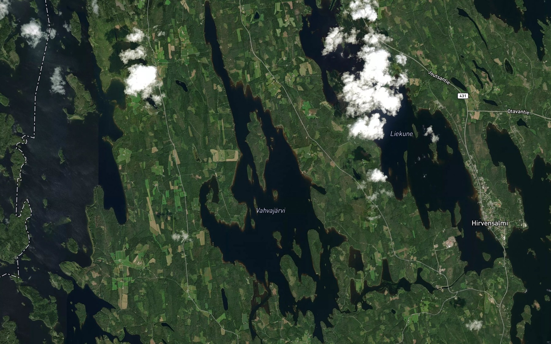 Satellite map of the Heinataipaleenselka