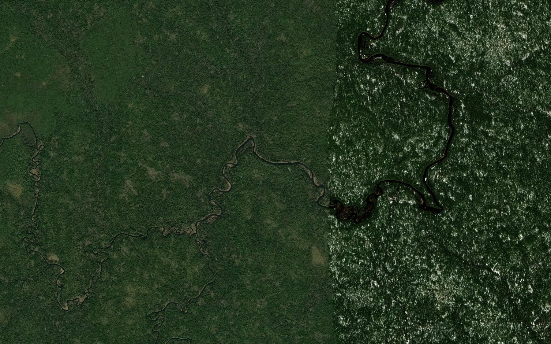 Satellite map of the Borovoy