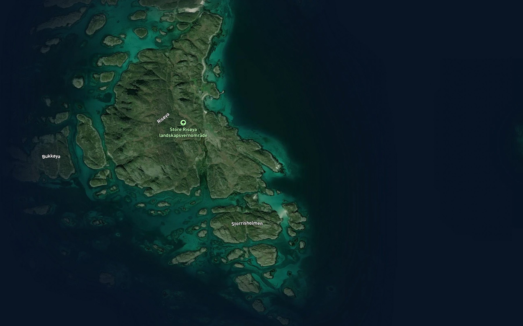 Satellite map of the Silvagen