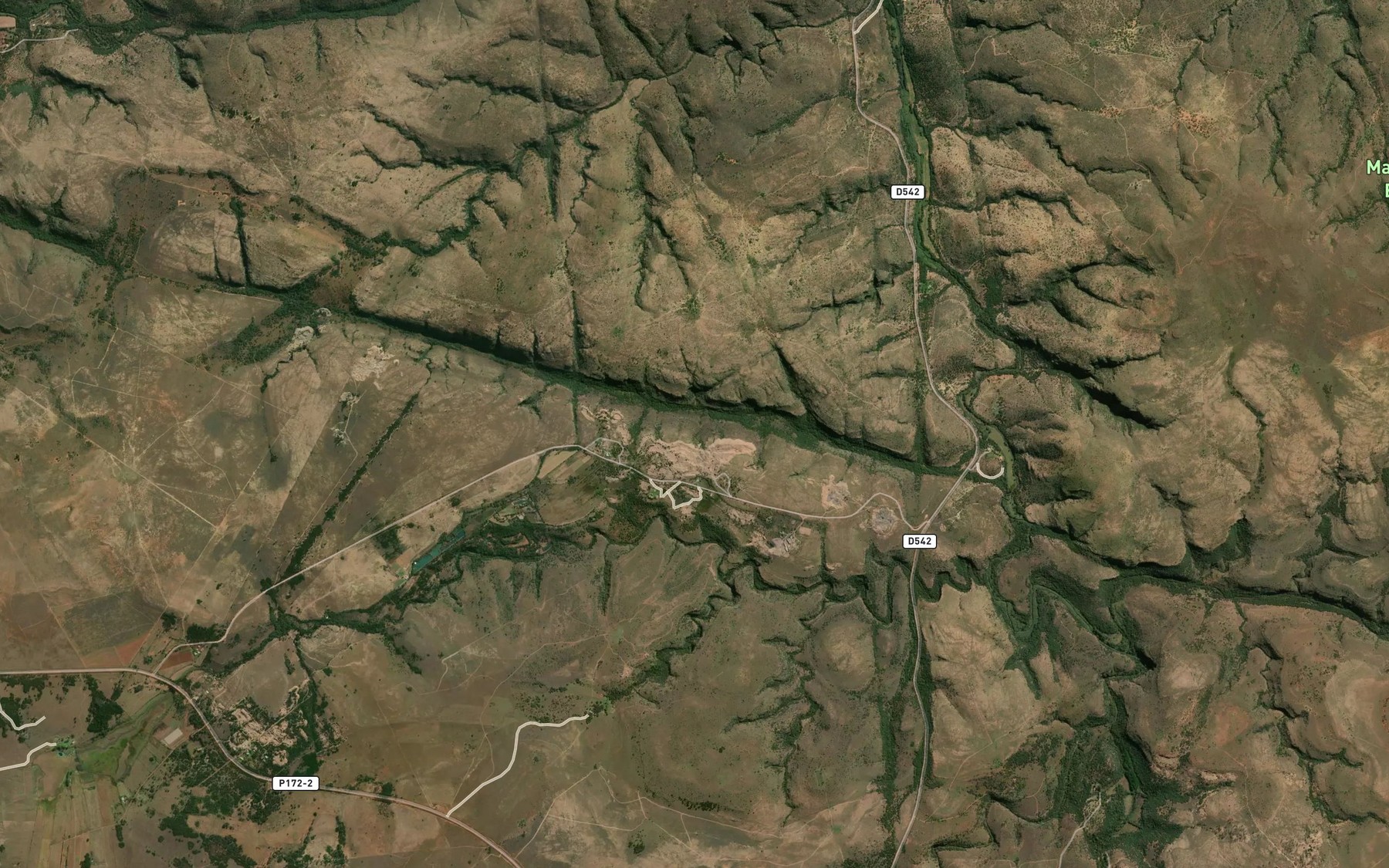Satellite map of the Lelikekloof