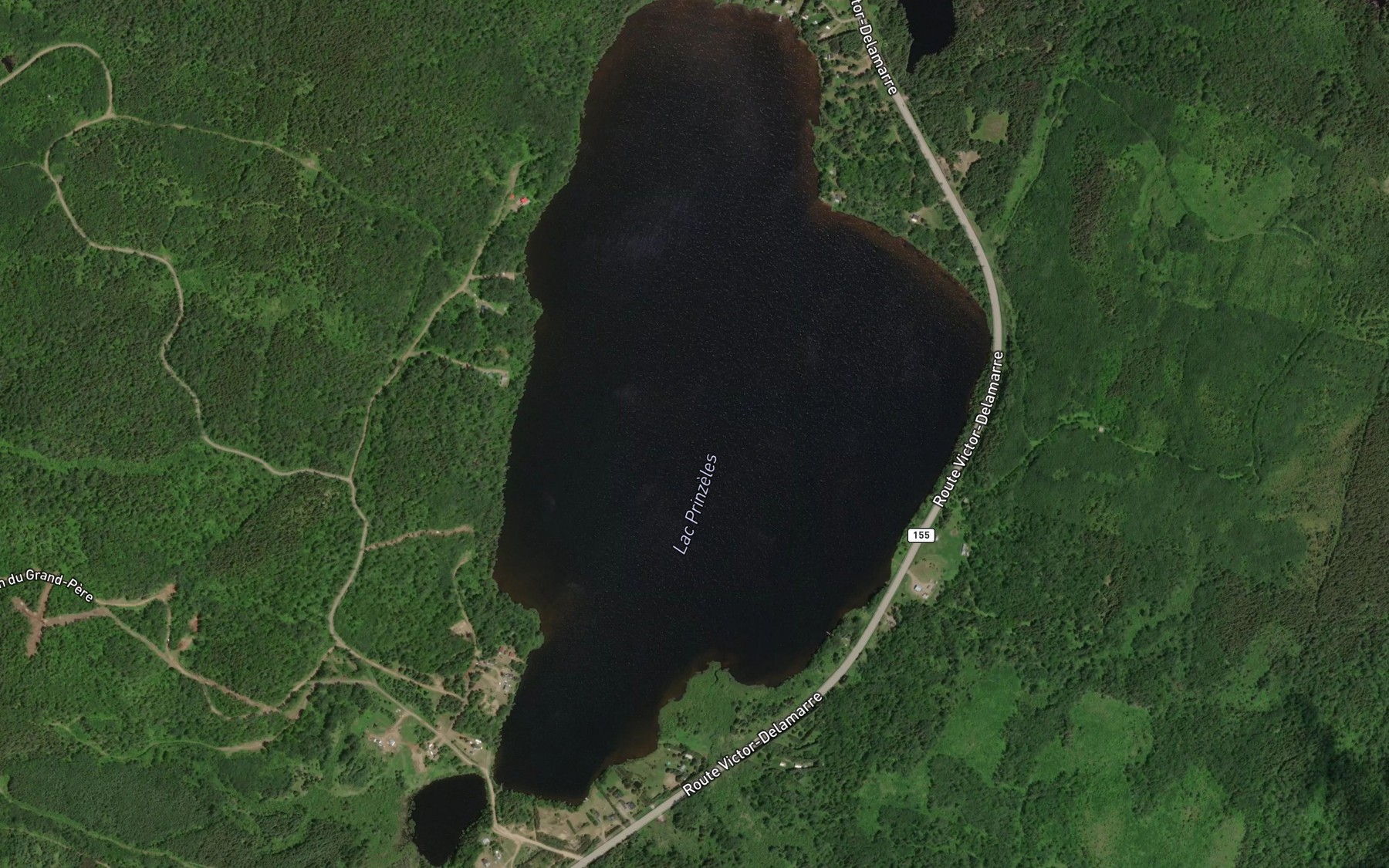 Satellite map of the Lac Prinzeles