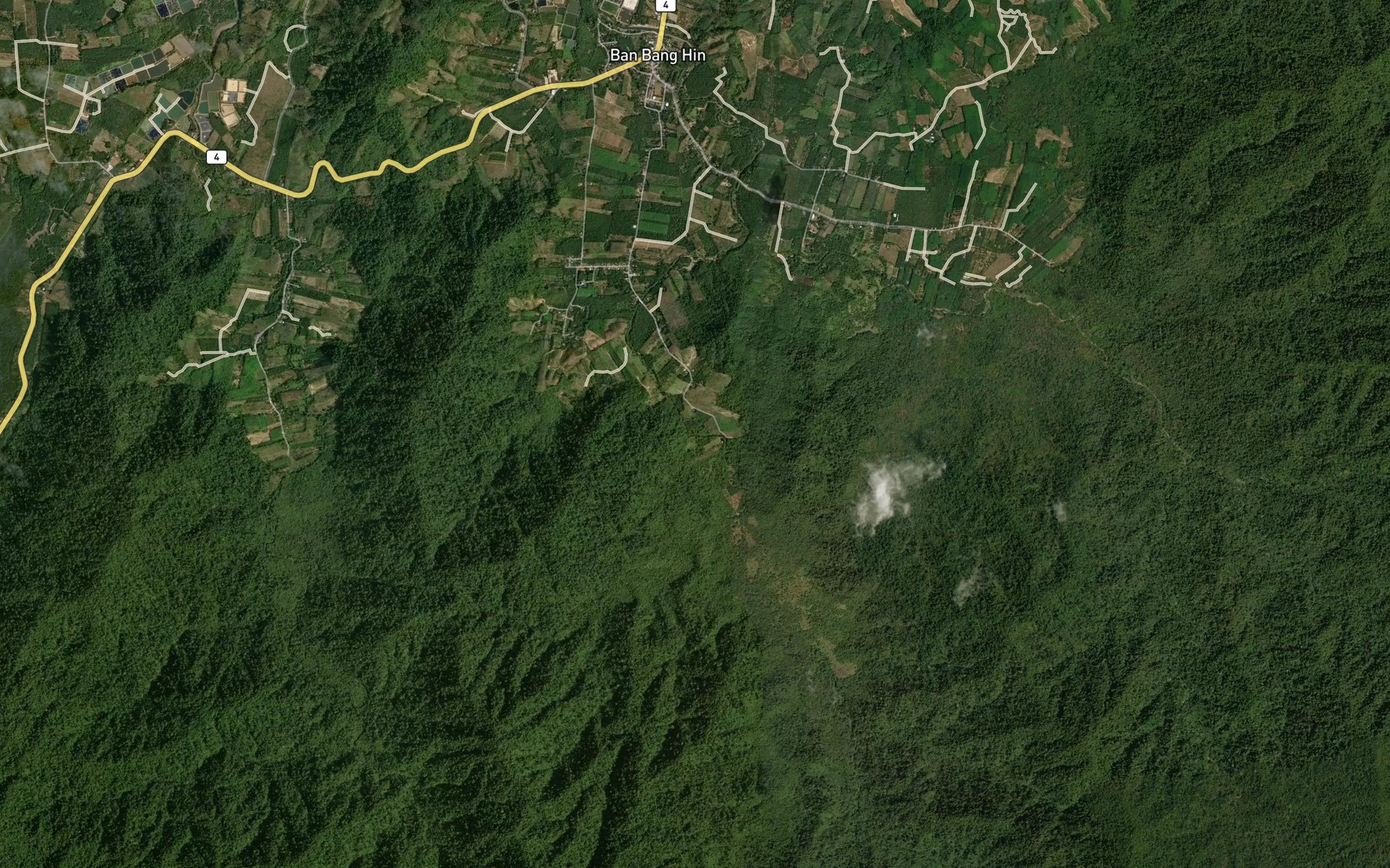 Satellite map of the Khlong Takhian