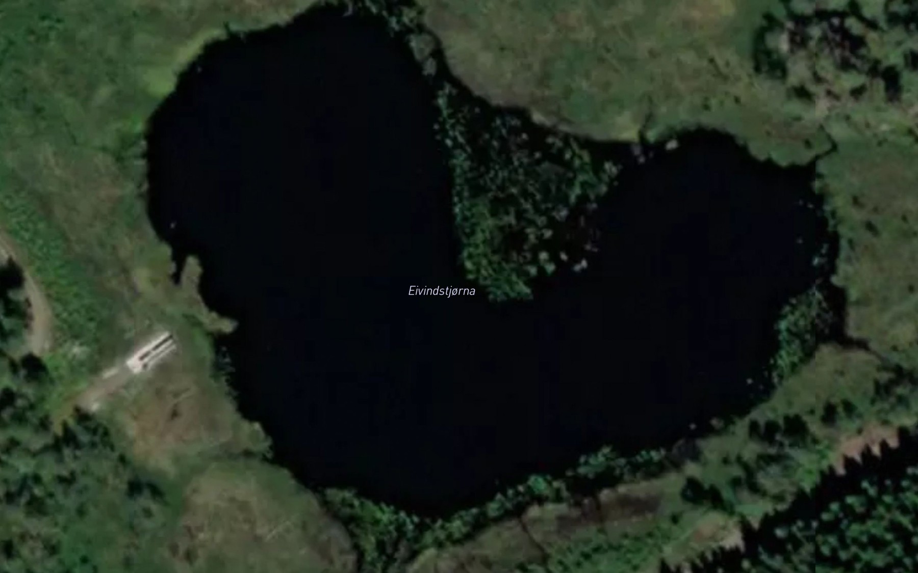 Satellite map of the Eivindstjorna