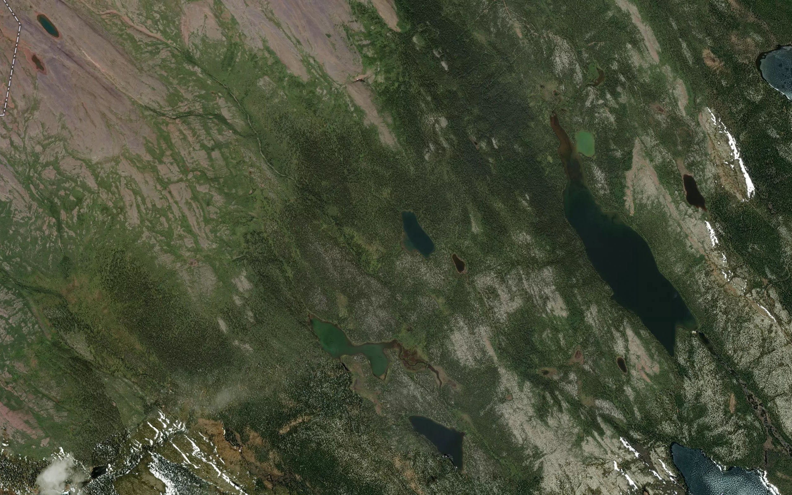 Sunny Mountain Lake
