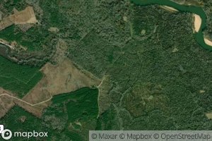 Satellite map of the Peterson Creek