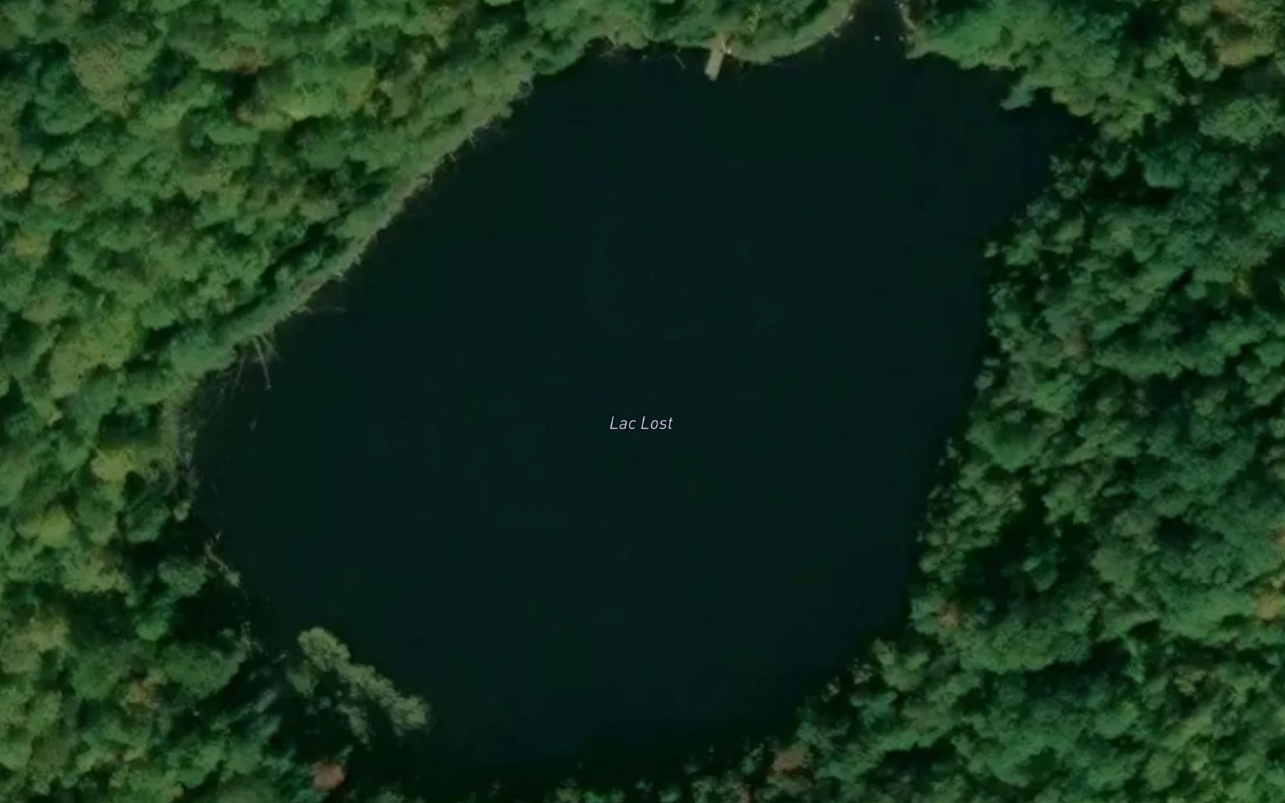 Satellite map of the Lac Lost