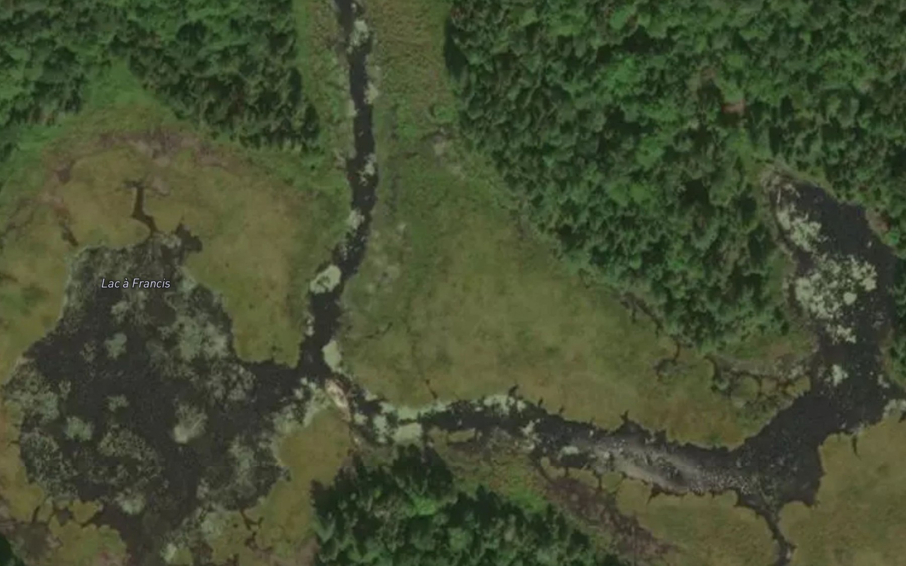 Satellite map of the Lac a Francis