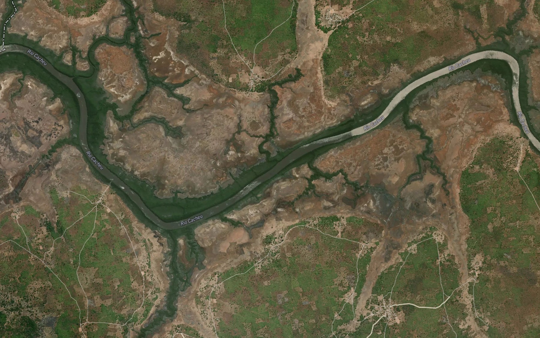 Satellite map of the Rio de Buborim