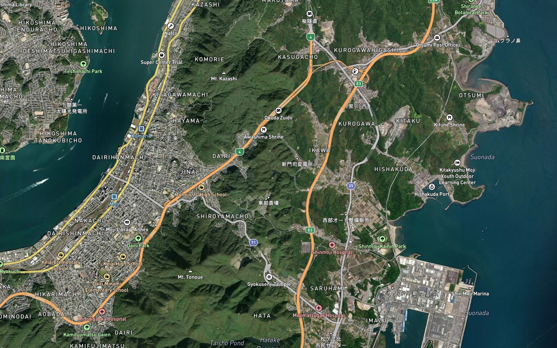 Satellite map of the Masakono Kamiike