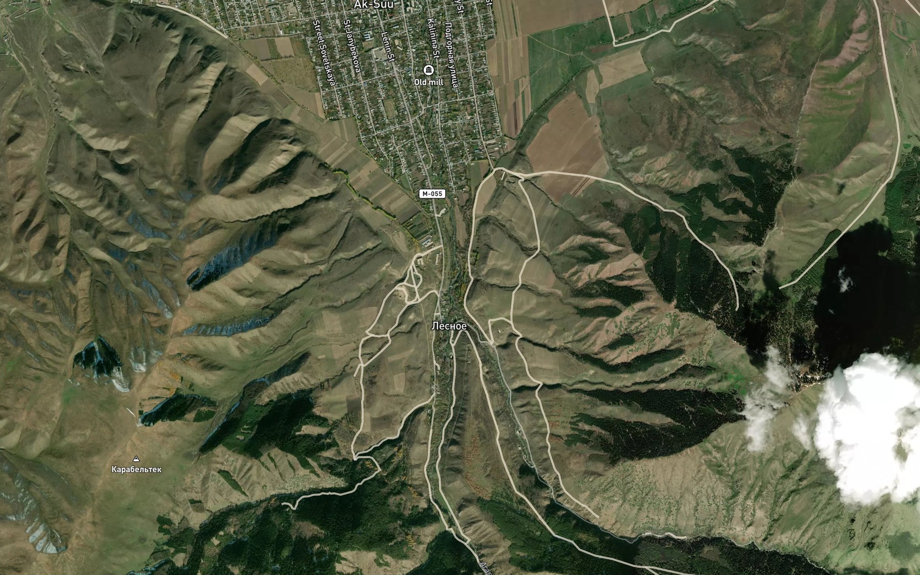 Satellite map of the Arasan