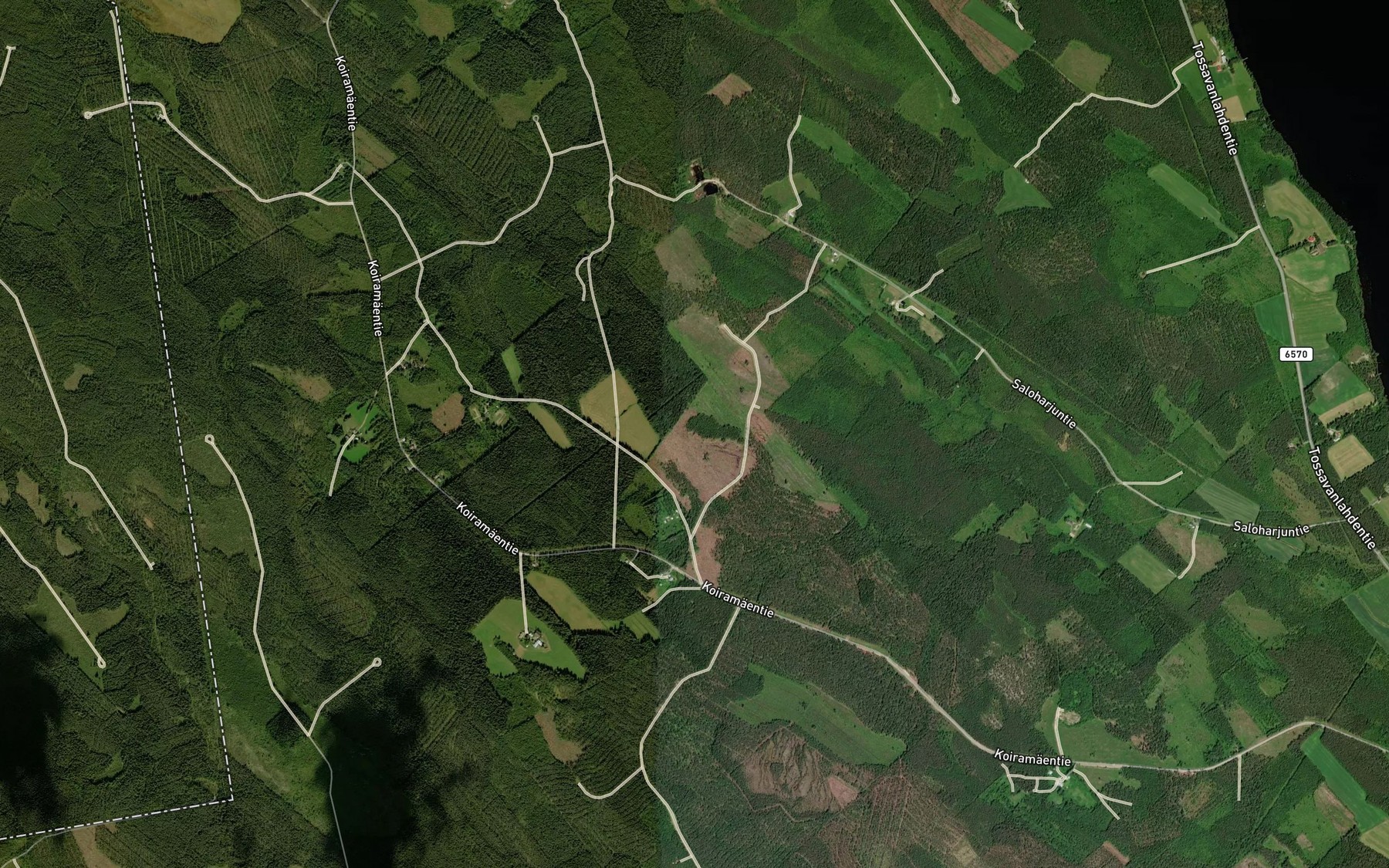 Satellite map of the Korpilahde