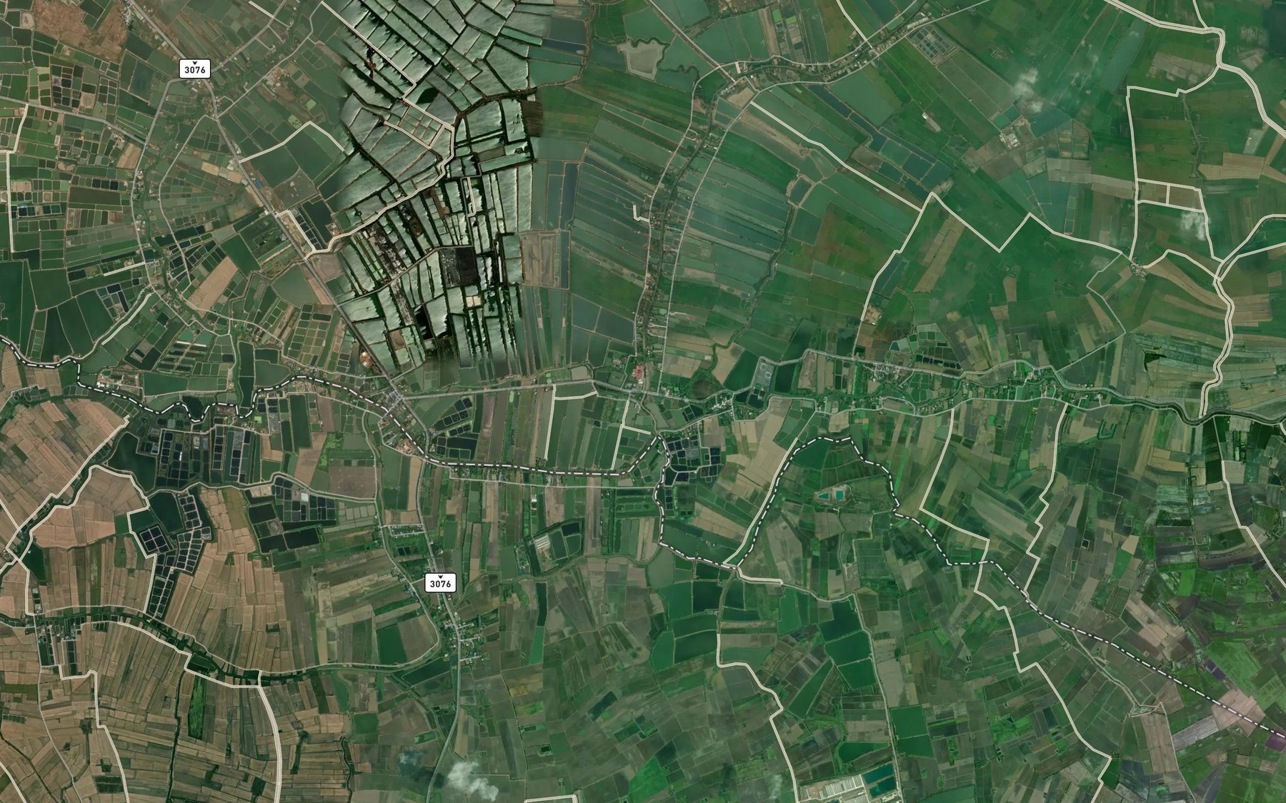 Satellite map of the Khlong Phai Chalueat