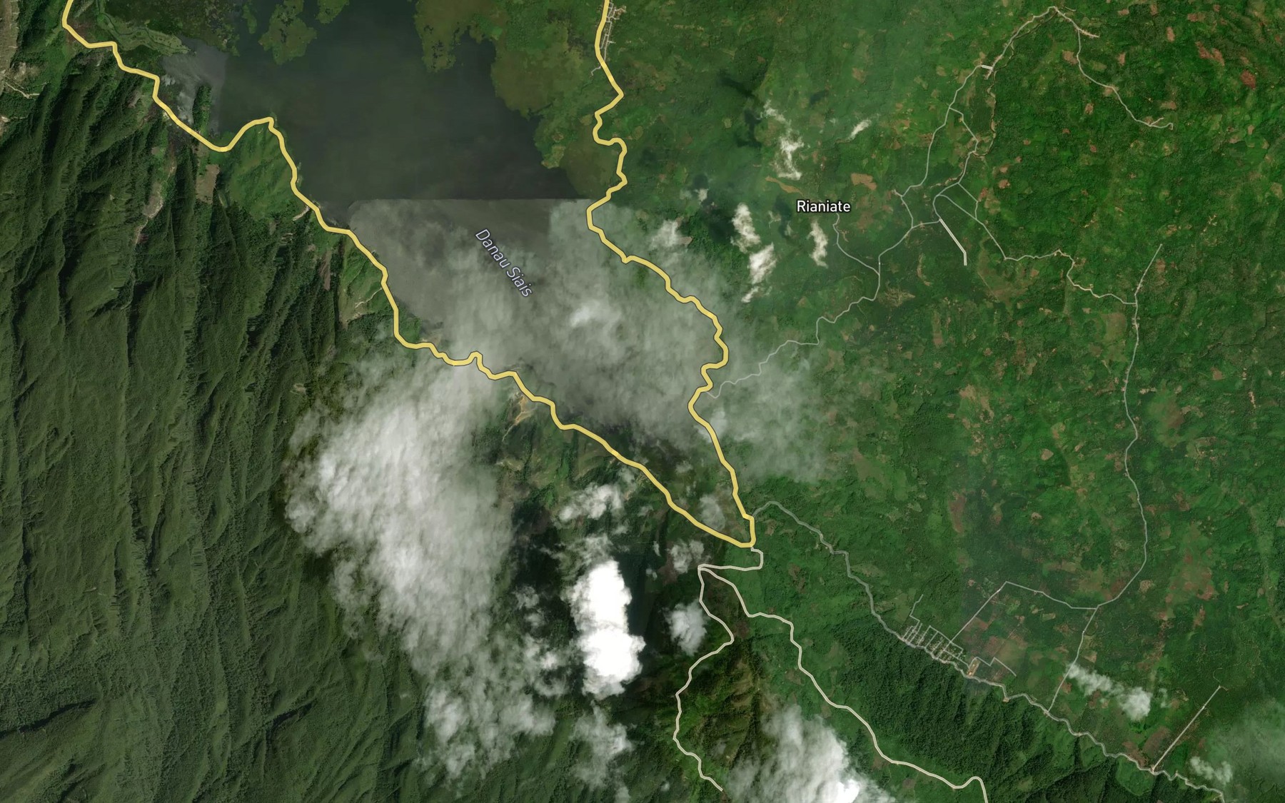 Satellite map of the Aek Ambarlong
