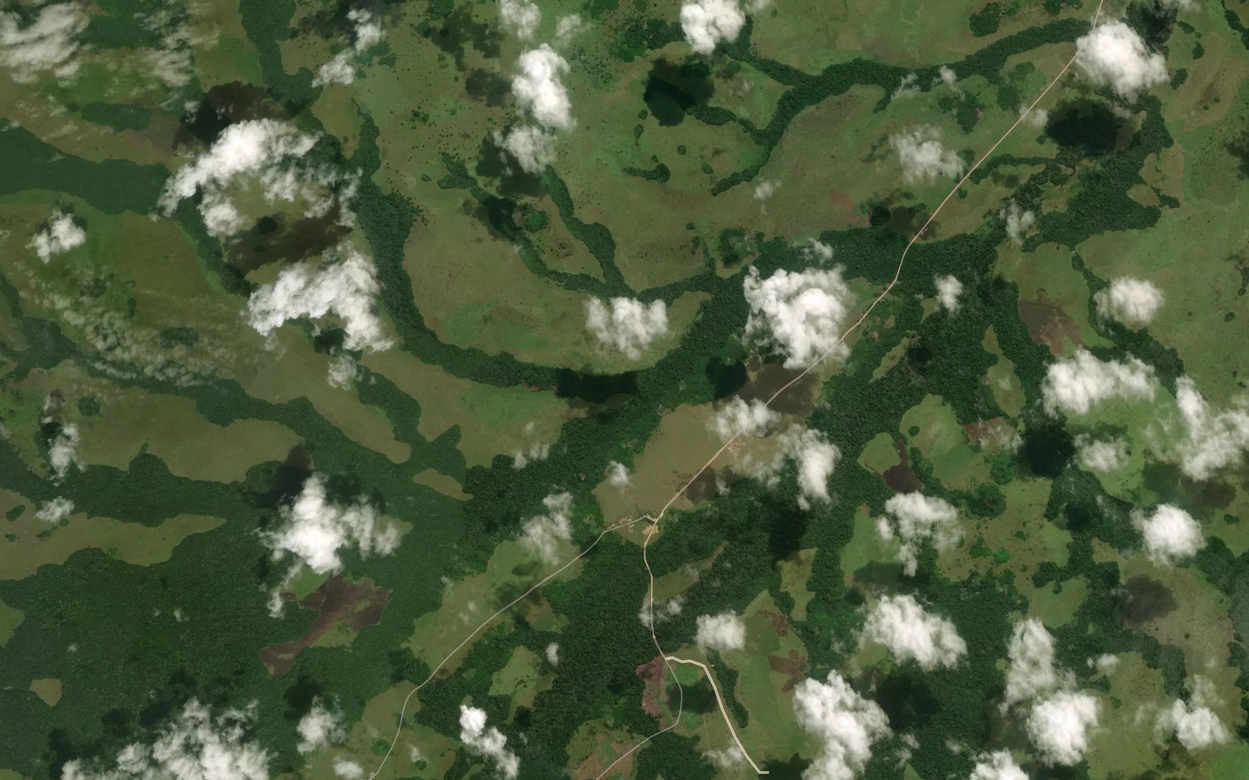 Satellite map of the Elingui