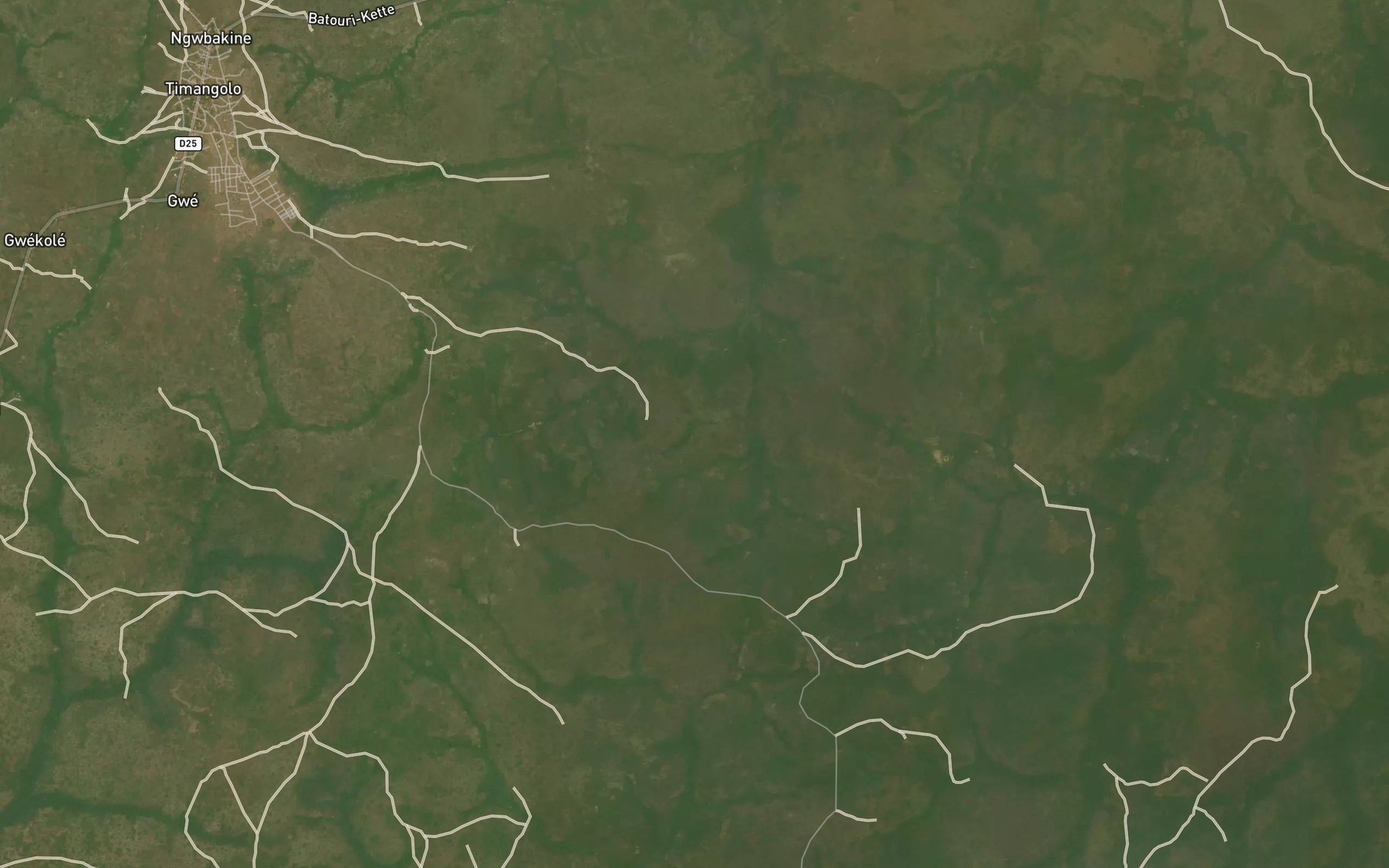 Satellite map of the Mbata