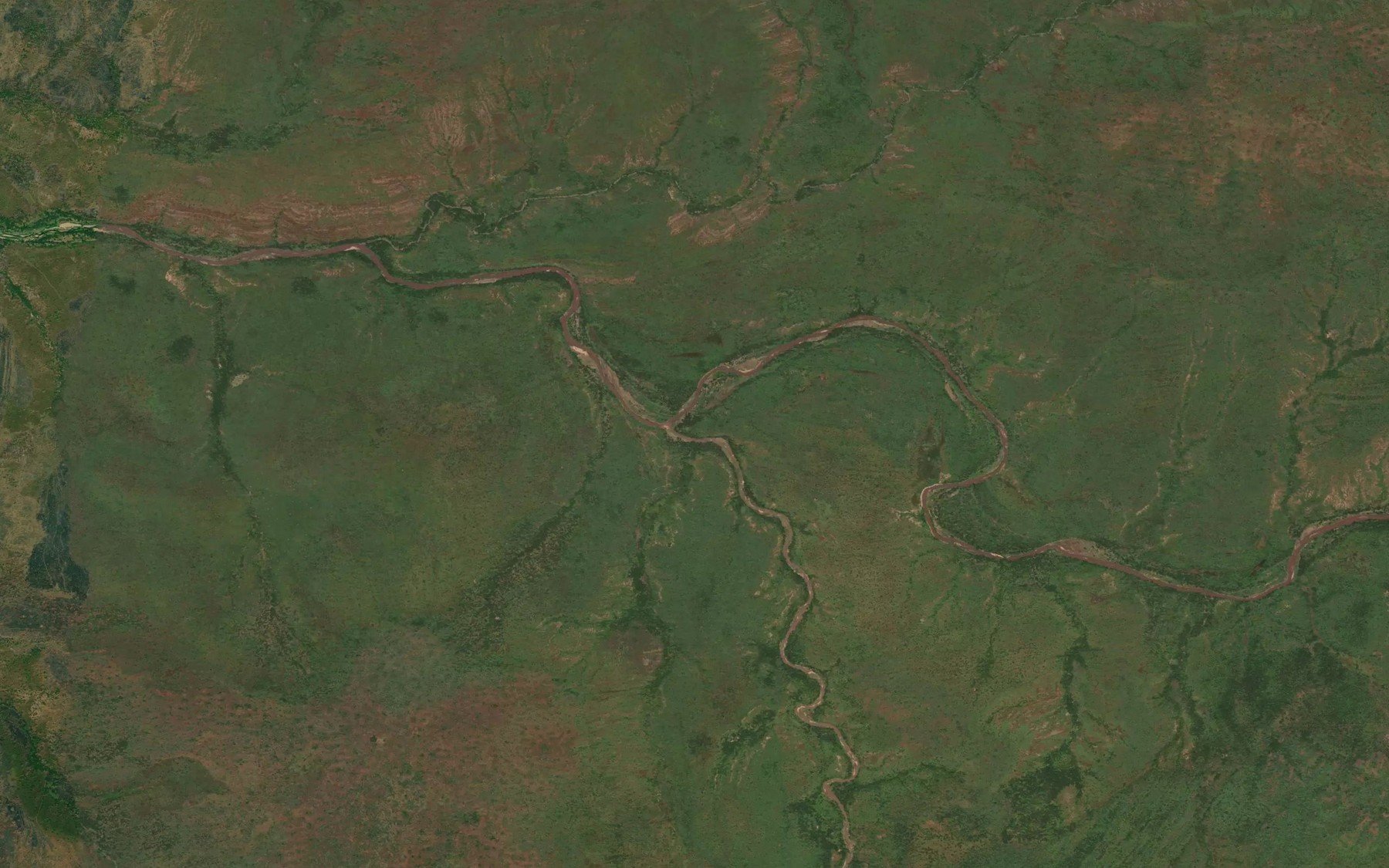 Satellite map of the Mayo Kotape