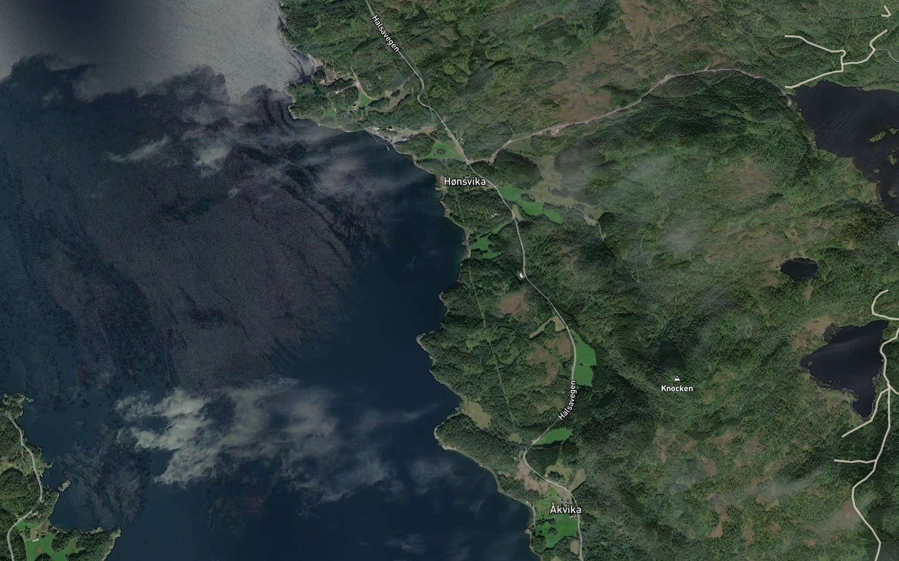 Satellite map of the Gaddvika