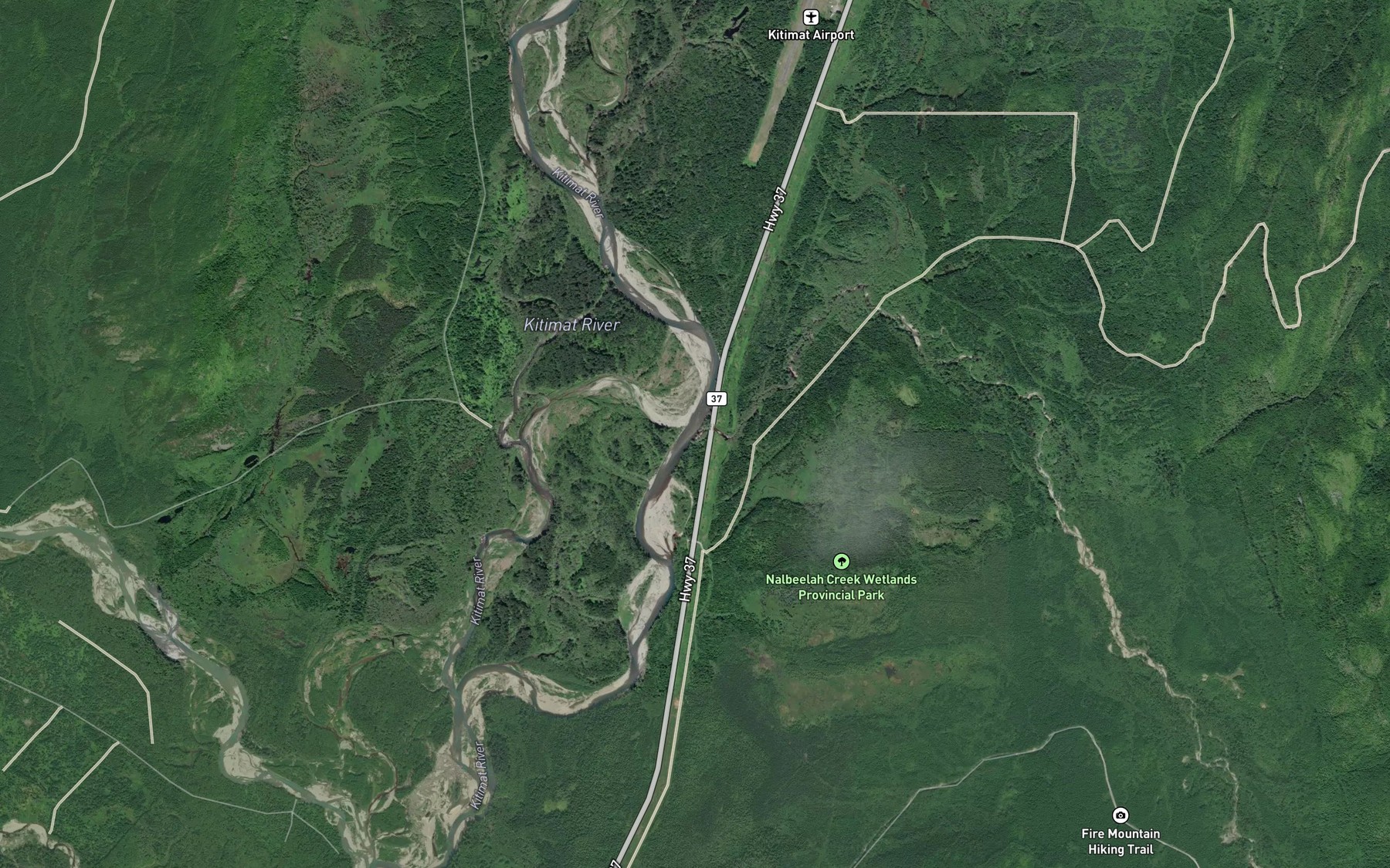 Satellite map of the Nalbeelah Creek